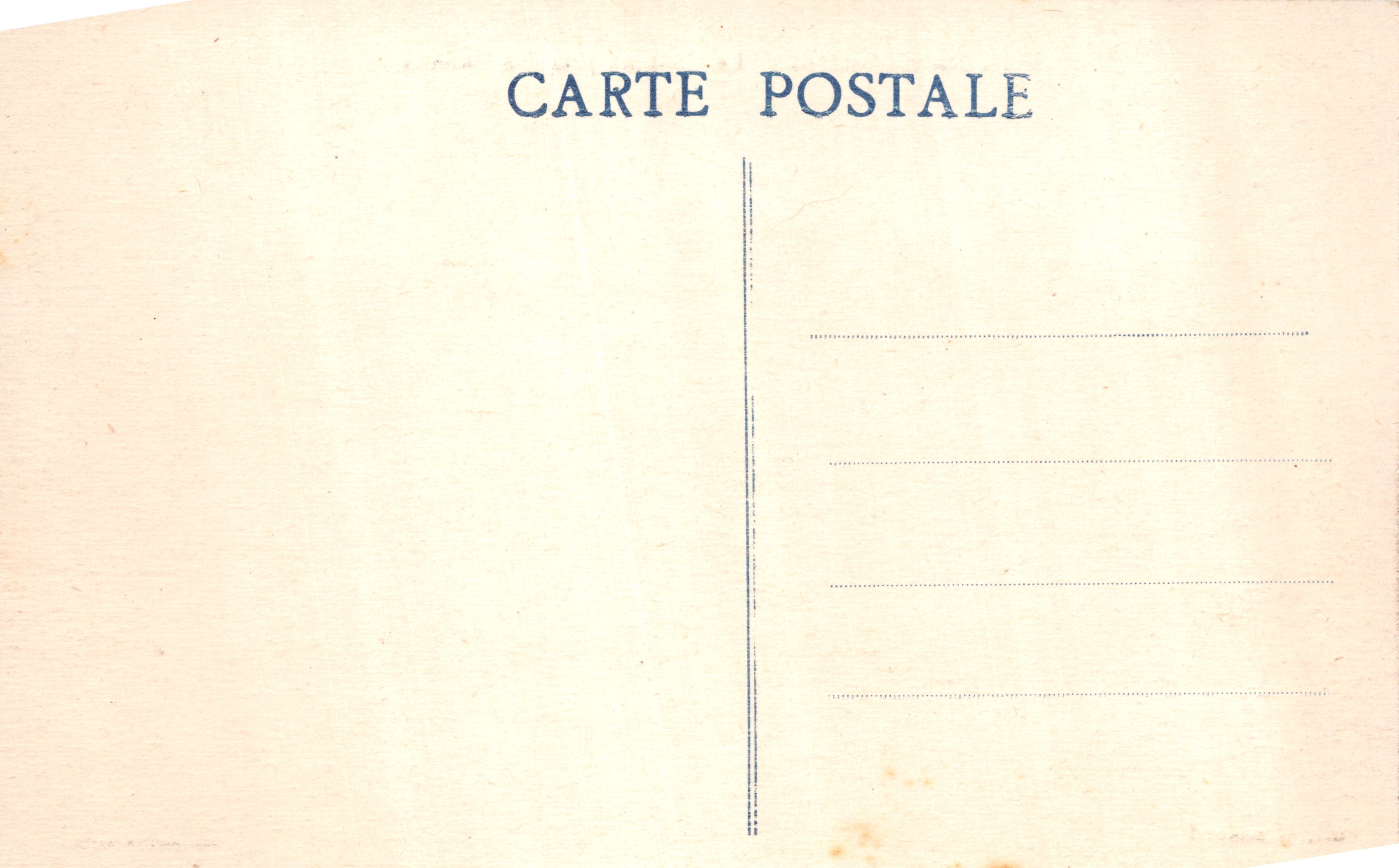 Rambouillet — Le Château pris des Canaux — coll. Grassard, n°43, éditeur Phot. Combier Mâcon — Verso