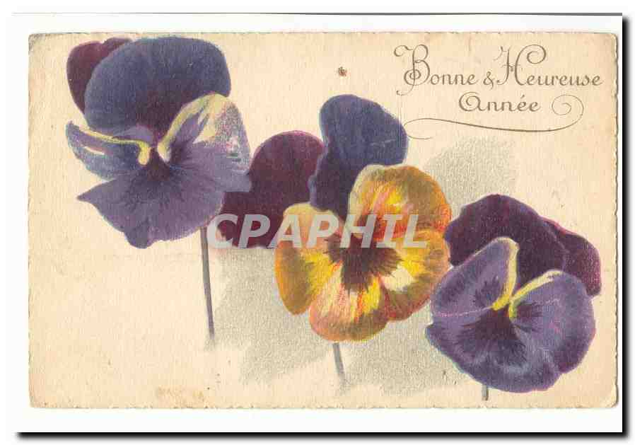 CPA Fantaisie Bonne annee