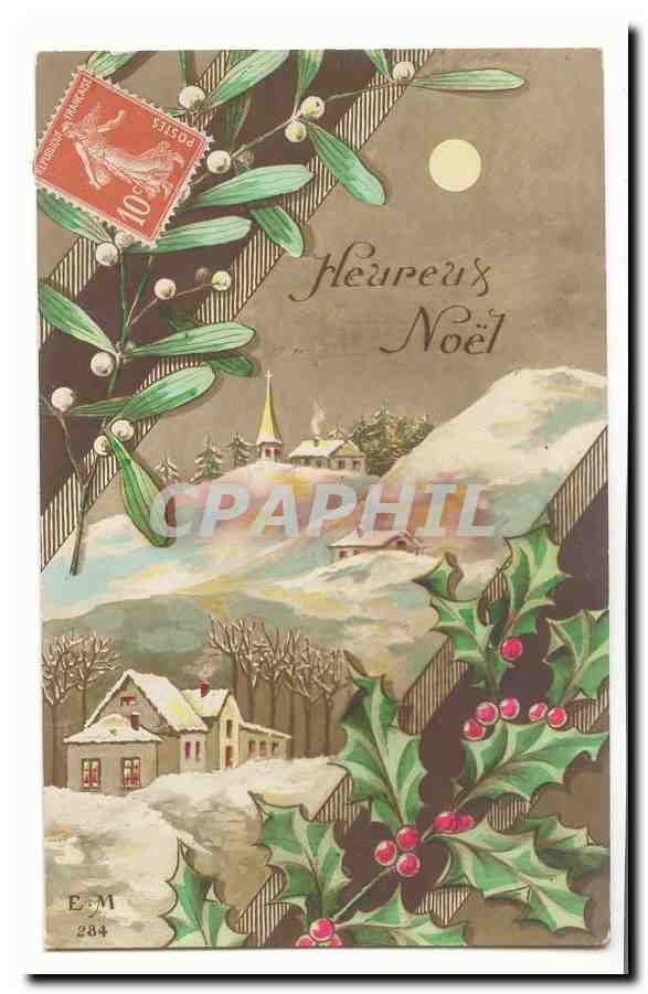 CPA Fantaisie Heureux noel