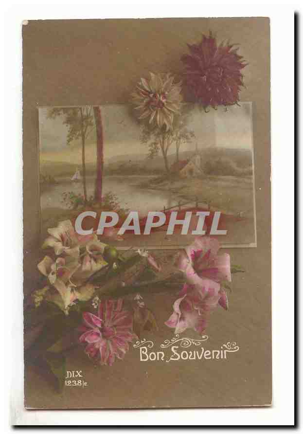 CPA Fantaisie Bon souvenir