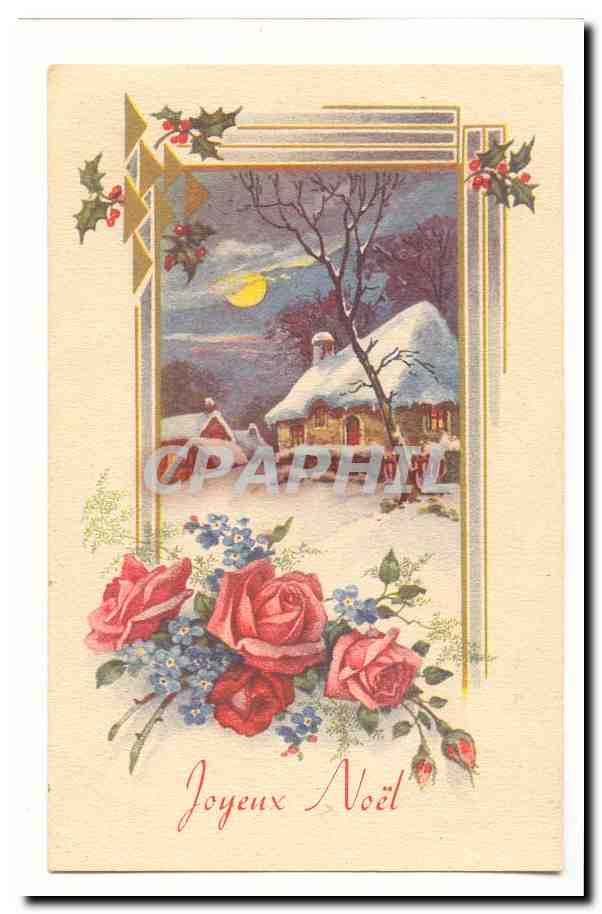 CPA Fantaisie Joyeux Noel