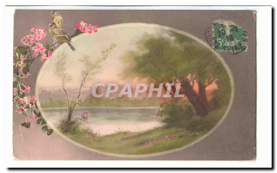 CPA Fantaisie Voeux paysage
