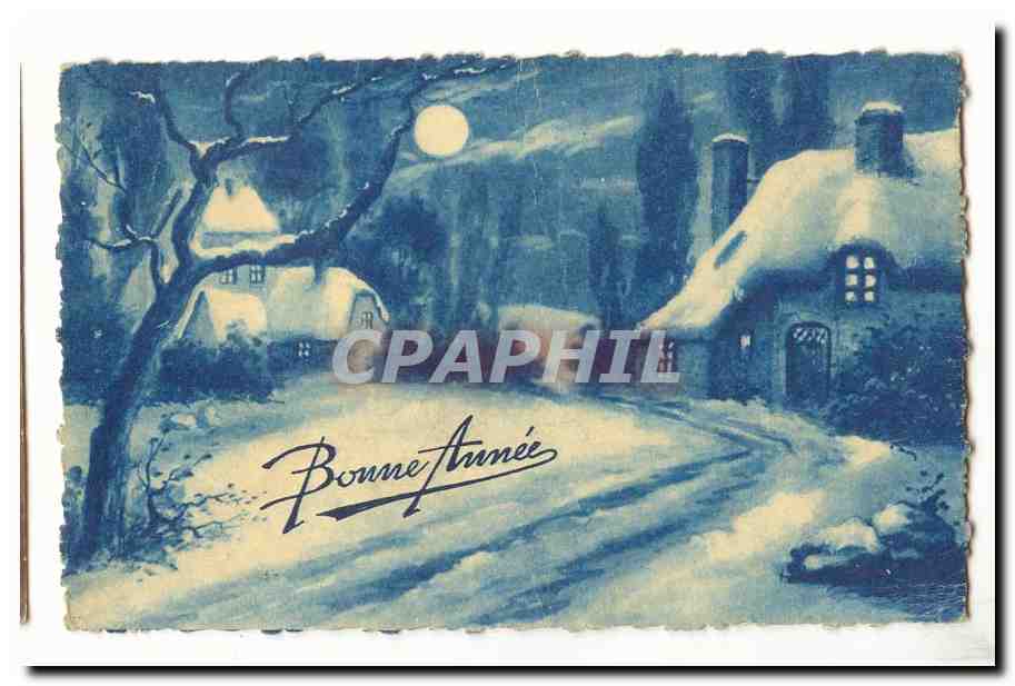 CPA Fantaisie Bonne annee