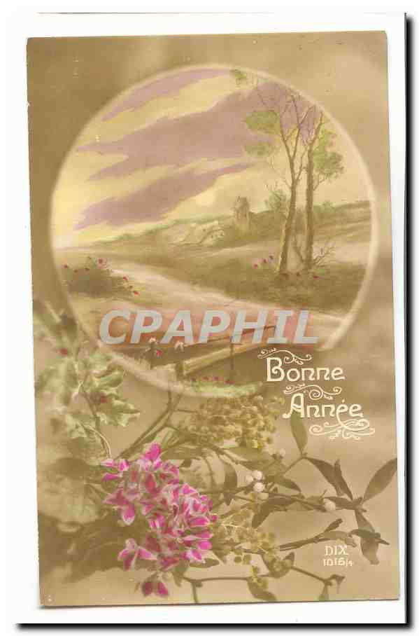 CPA Fantaisie Bonne annee
