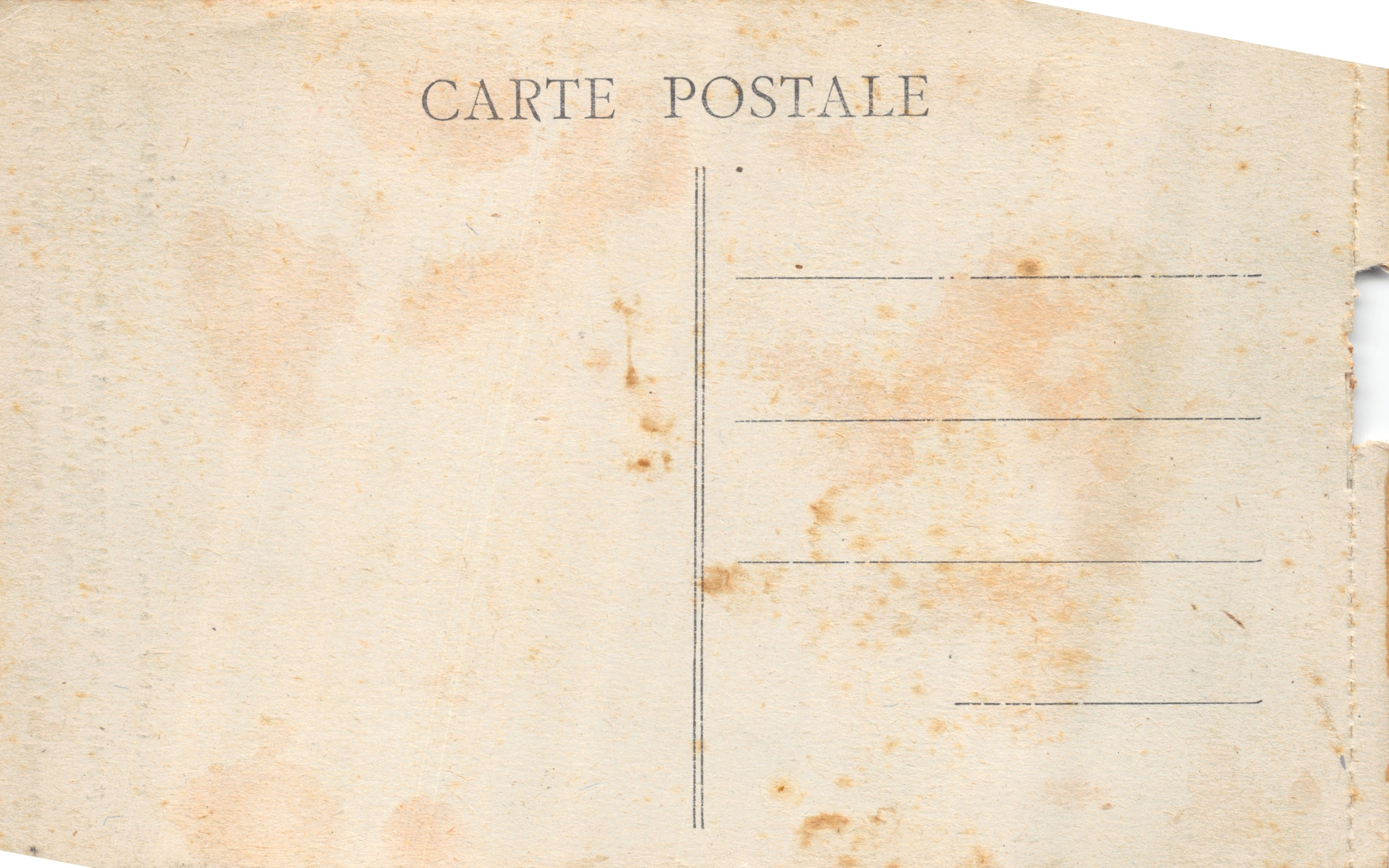 Vergrotende archeologische vondsten in Solutré — Schade van de 4e aurignacien — Edit. Ducôté (1924) — Achterkant