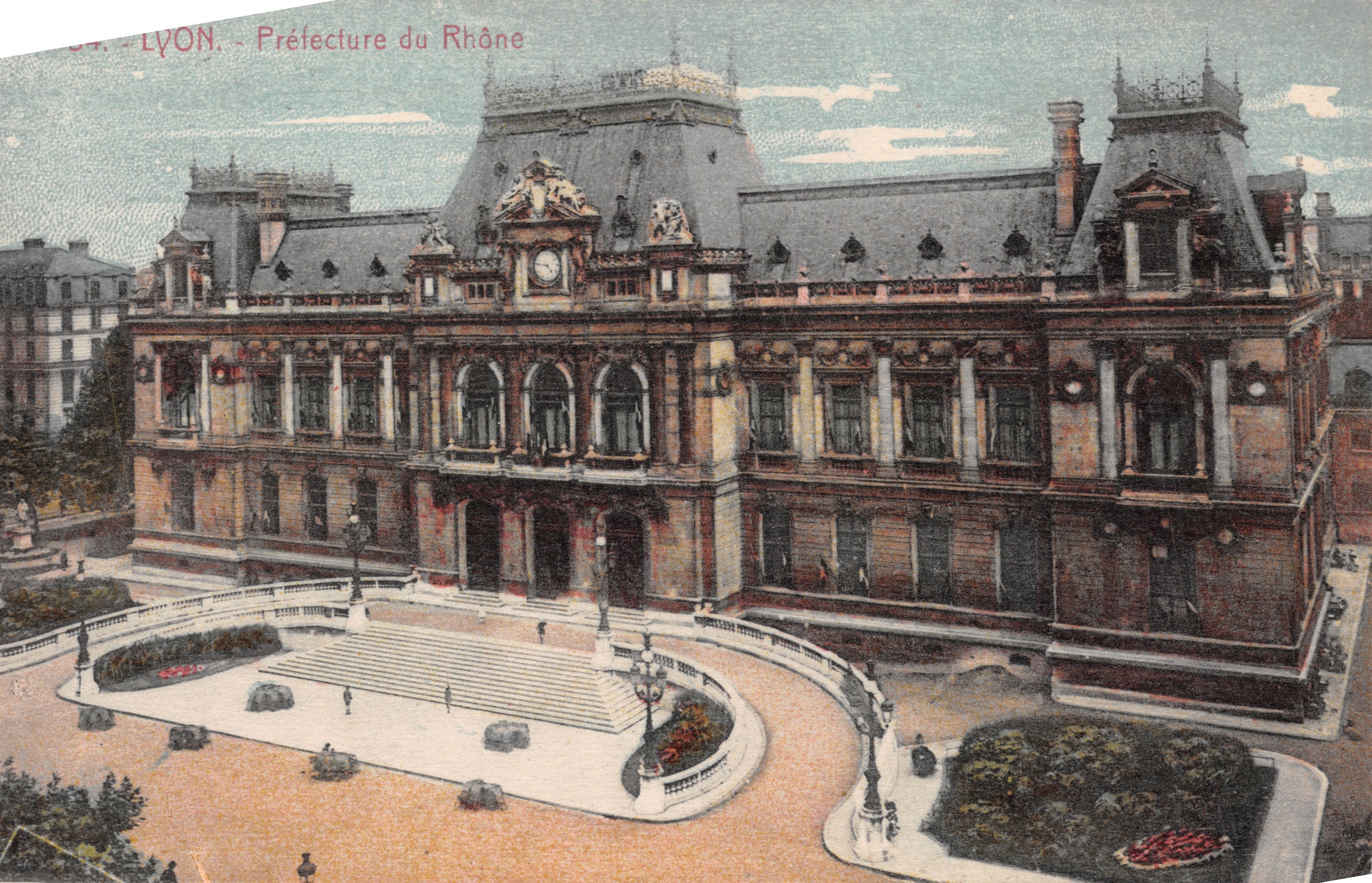 LYON - Prefettura del Rodano — editore Cartes des Ojane-Chapais, n° 34