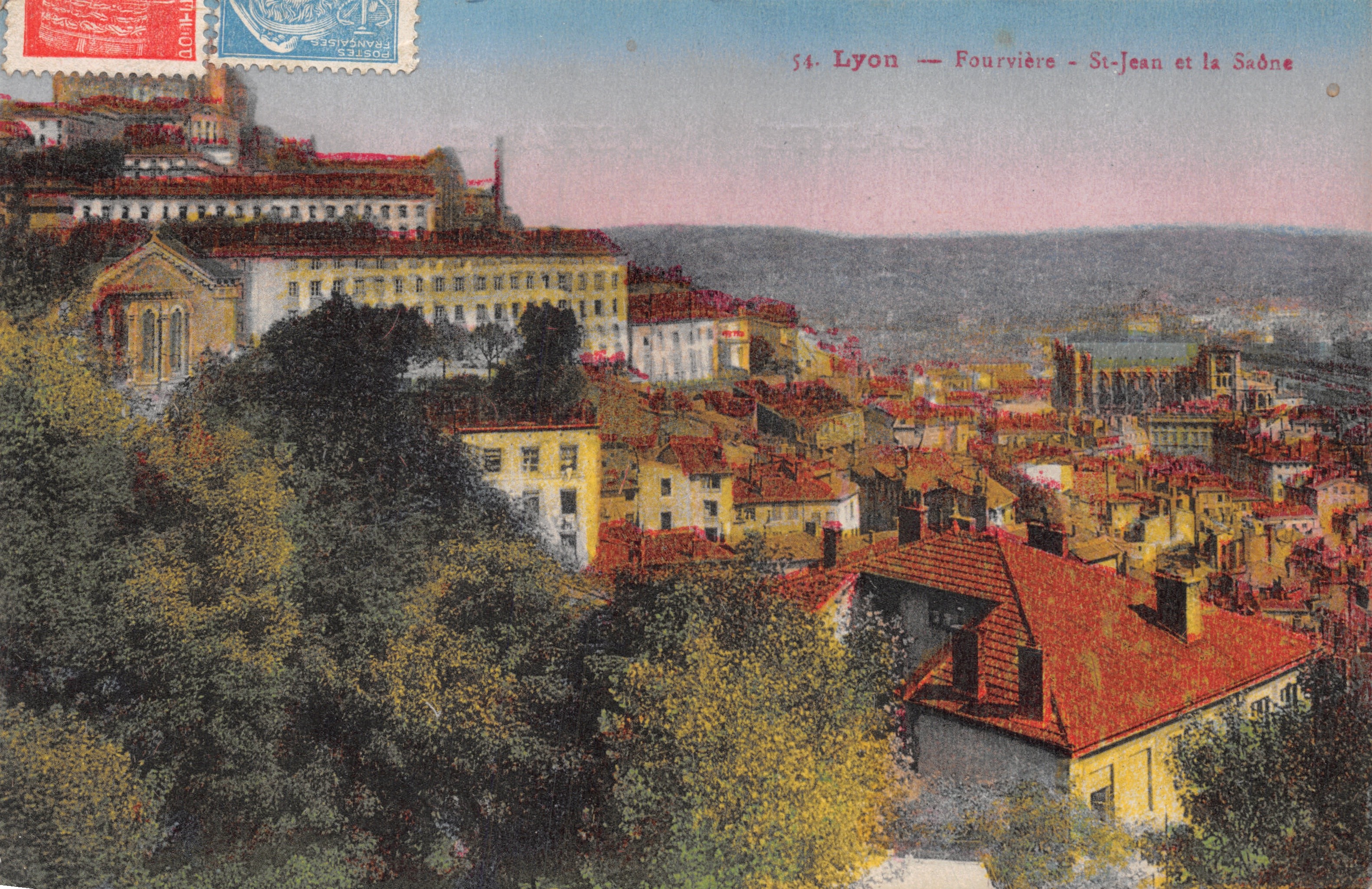 Lyon — Fourvière - St-Jean y la Saône — editor Henri Béran & Cie, Toulouse