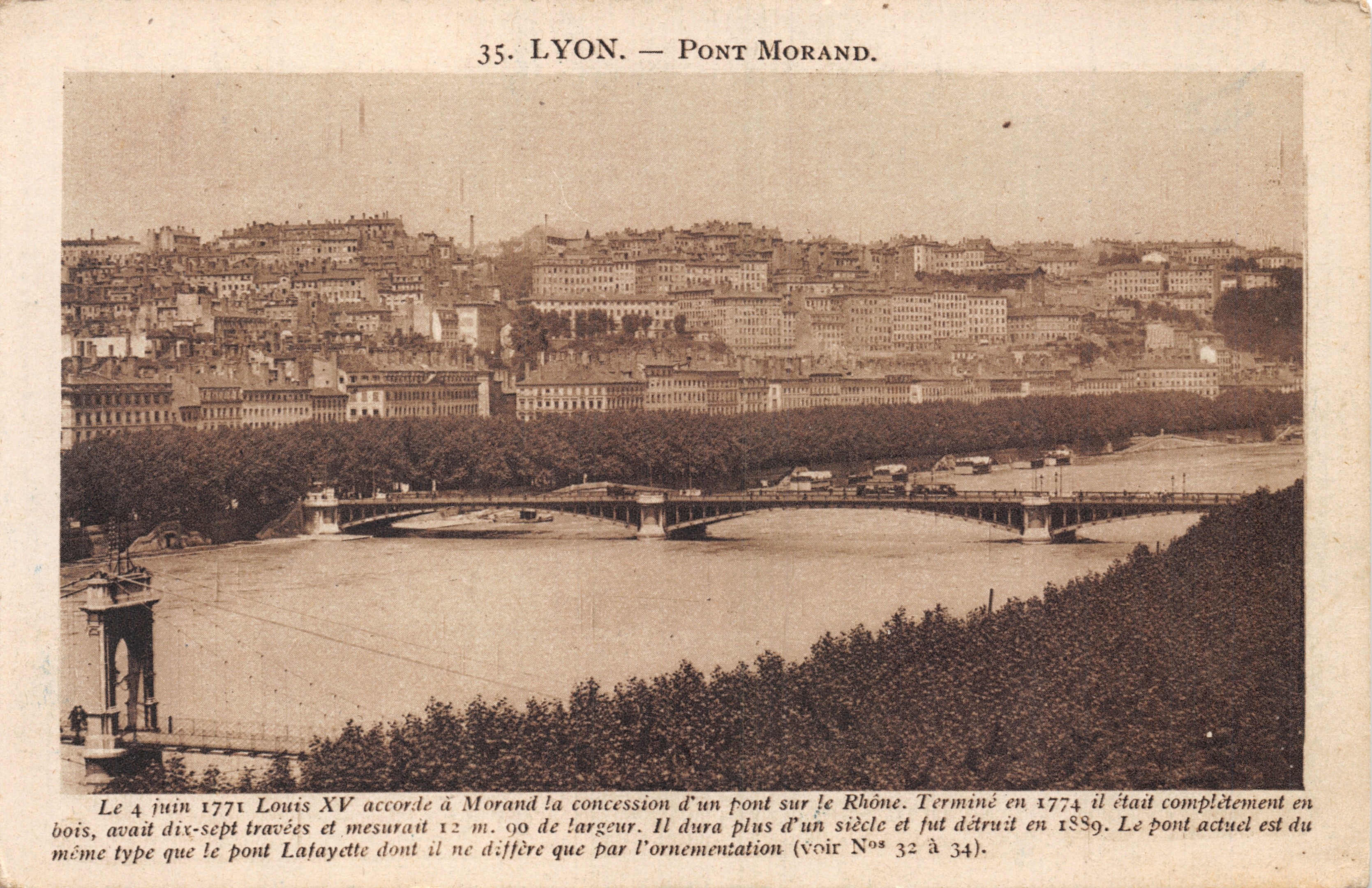LYON — Pont Morand — editor 'C. Gualano, editor, 3'