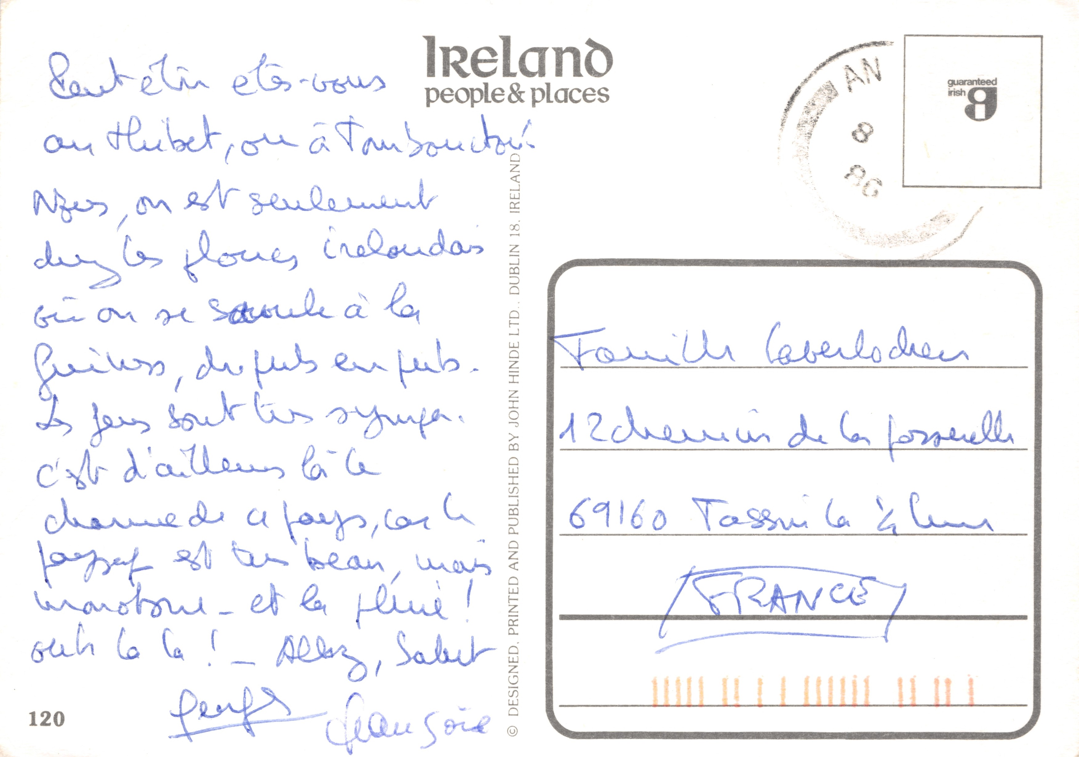 Irlanda — Persone e Luoghi — editore Ireland people & places — Verso