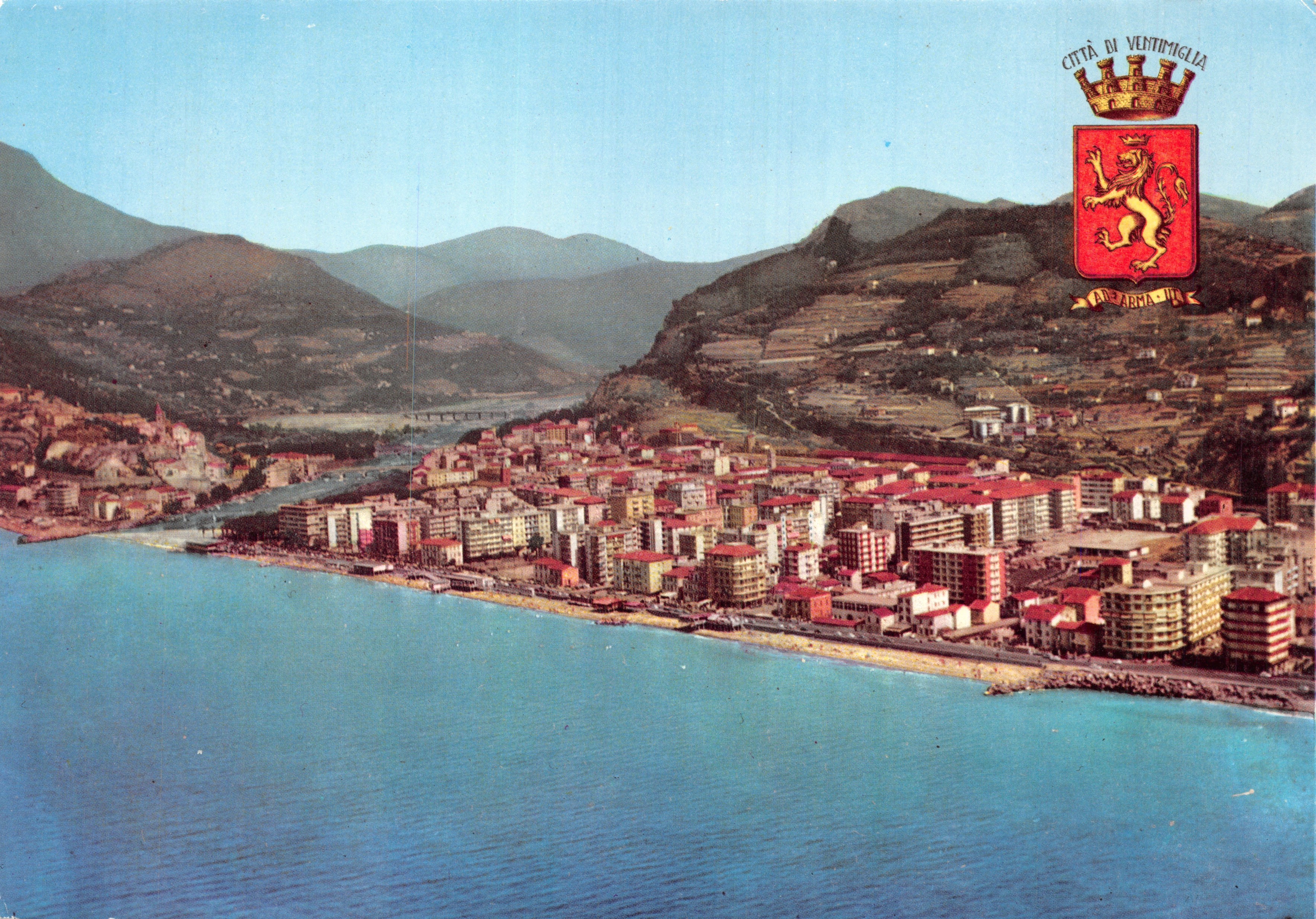 Ventimiglia — vue panoramique de la ville et du port — éditeur SIGLIA* IMPERIA