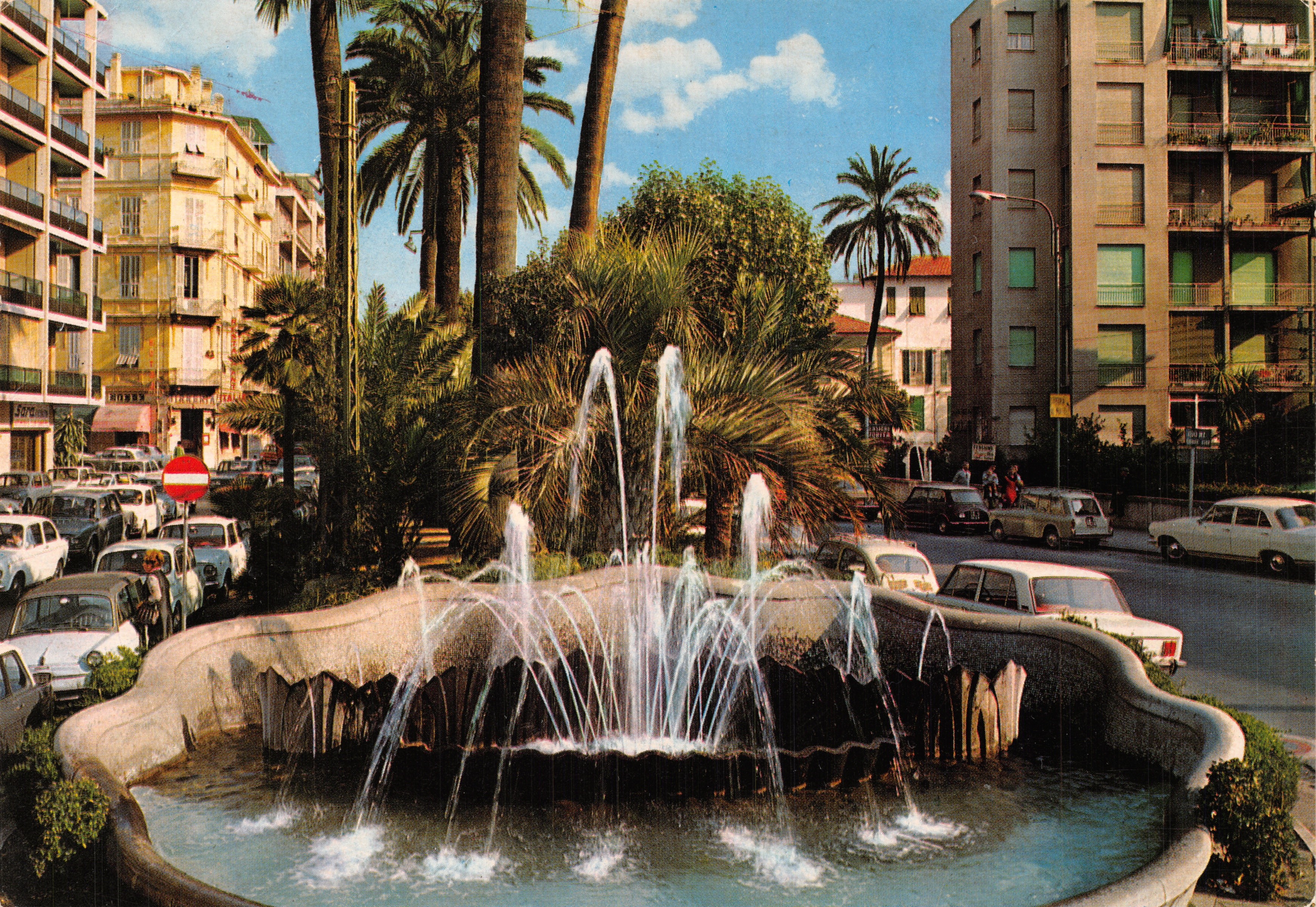 Sanremo — Fontana dello Zampillo en Corso O. Raimondo — uitgever SRE 87/277