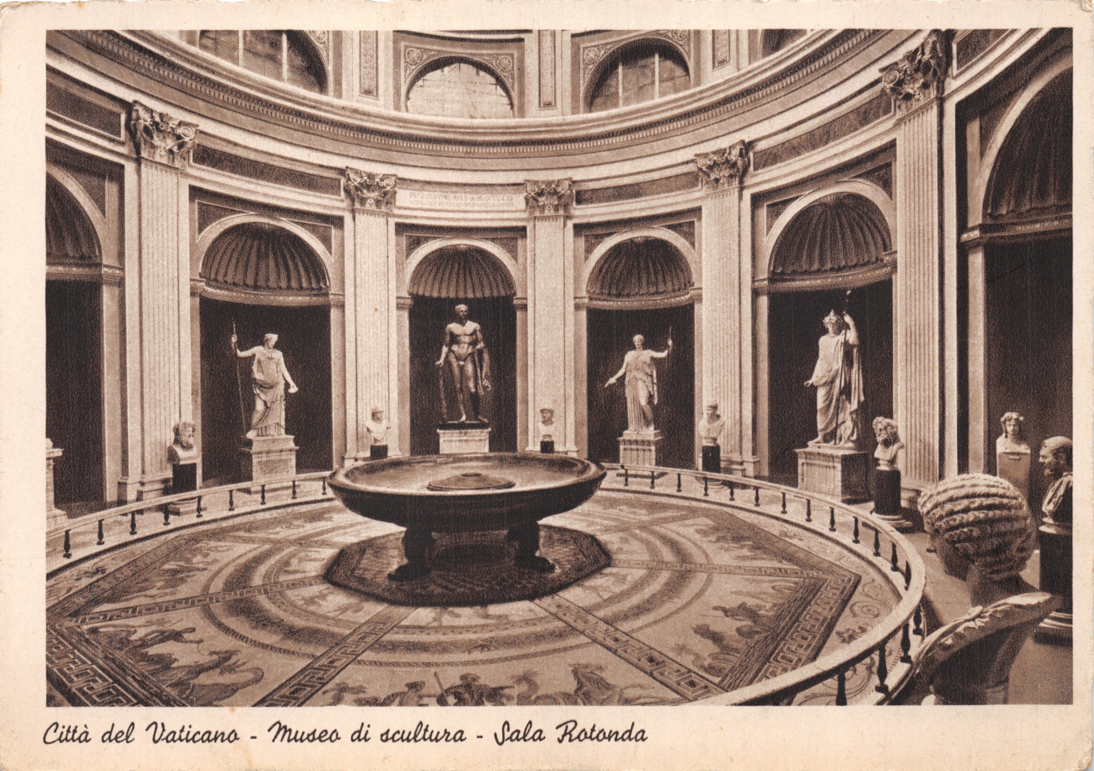 Sala Rotonda — Musée de sculpture — éditeur STATO DELLA CITTÀ DEL VATICANO