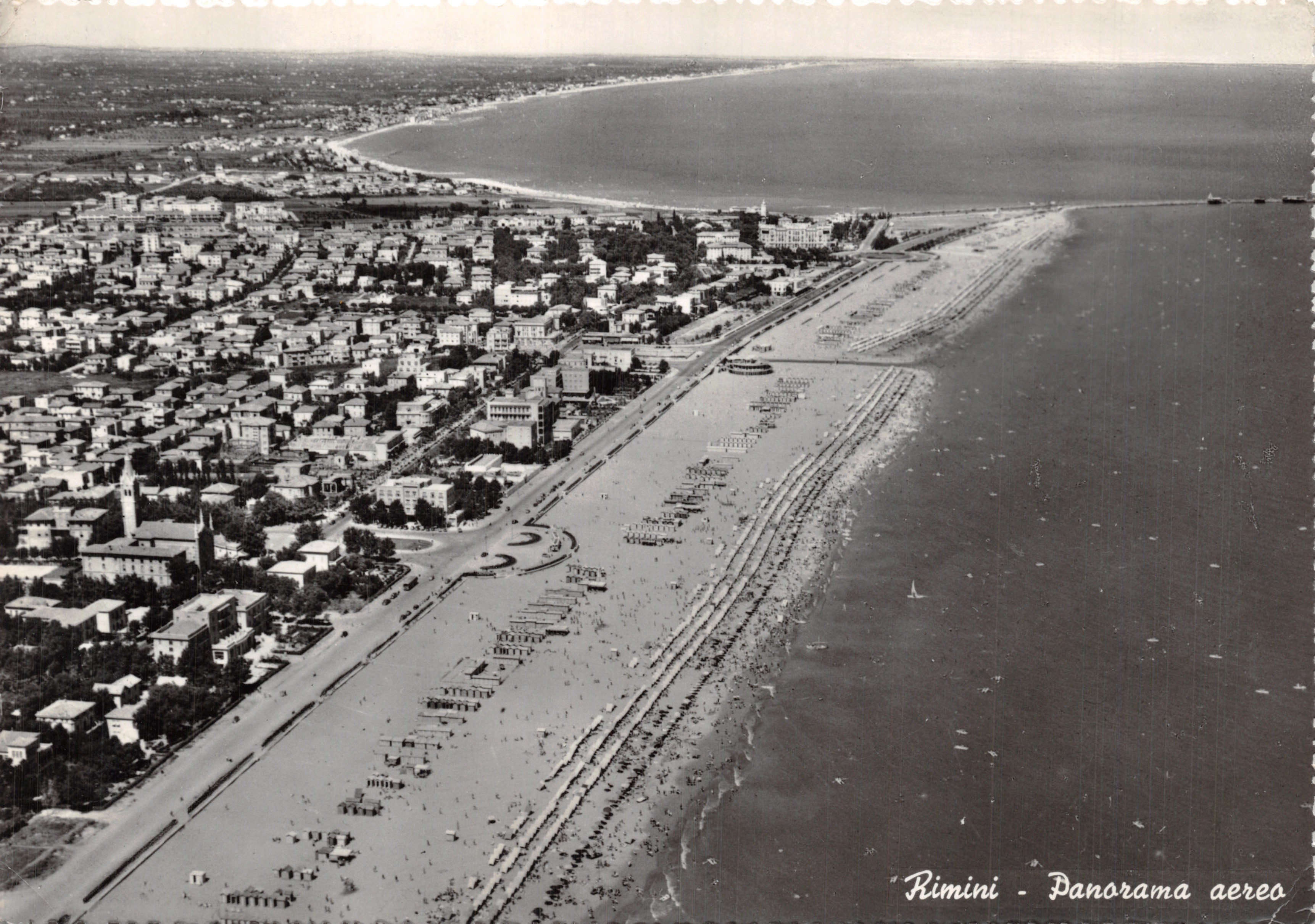 Rimini — Panorama aéreo — Editor R.I.M.A. n°2