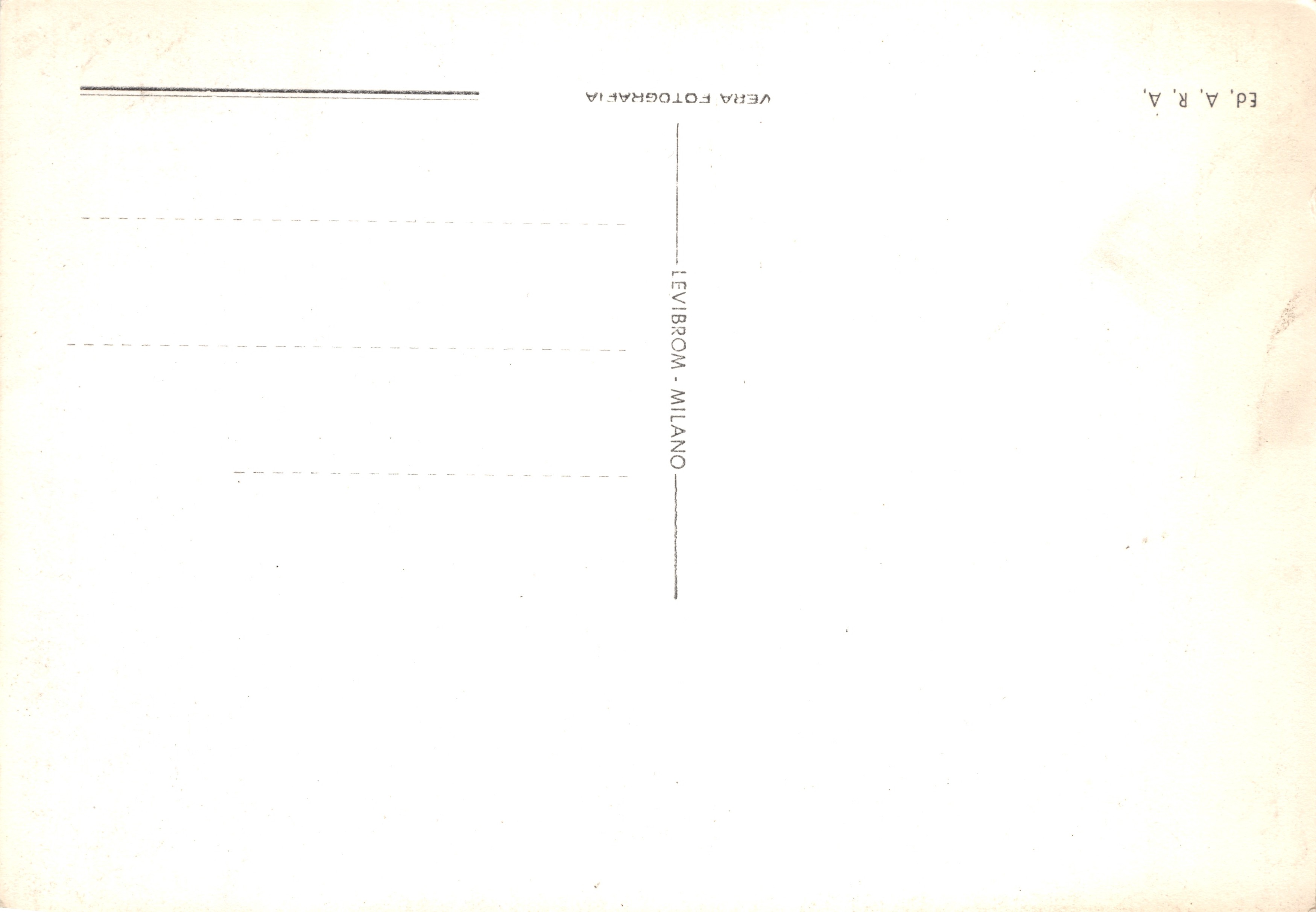 Ancona — Panorama — publisher LEVIBROM-MILANO — Back