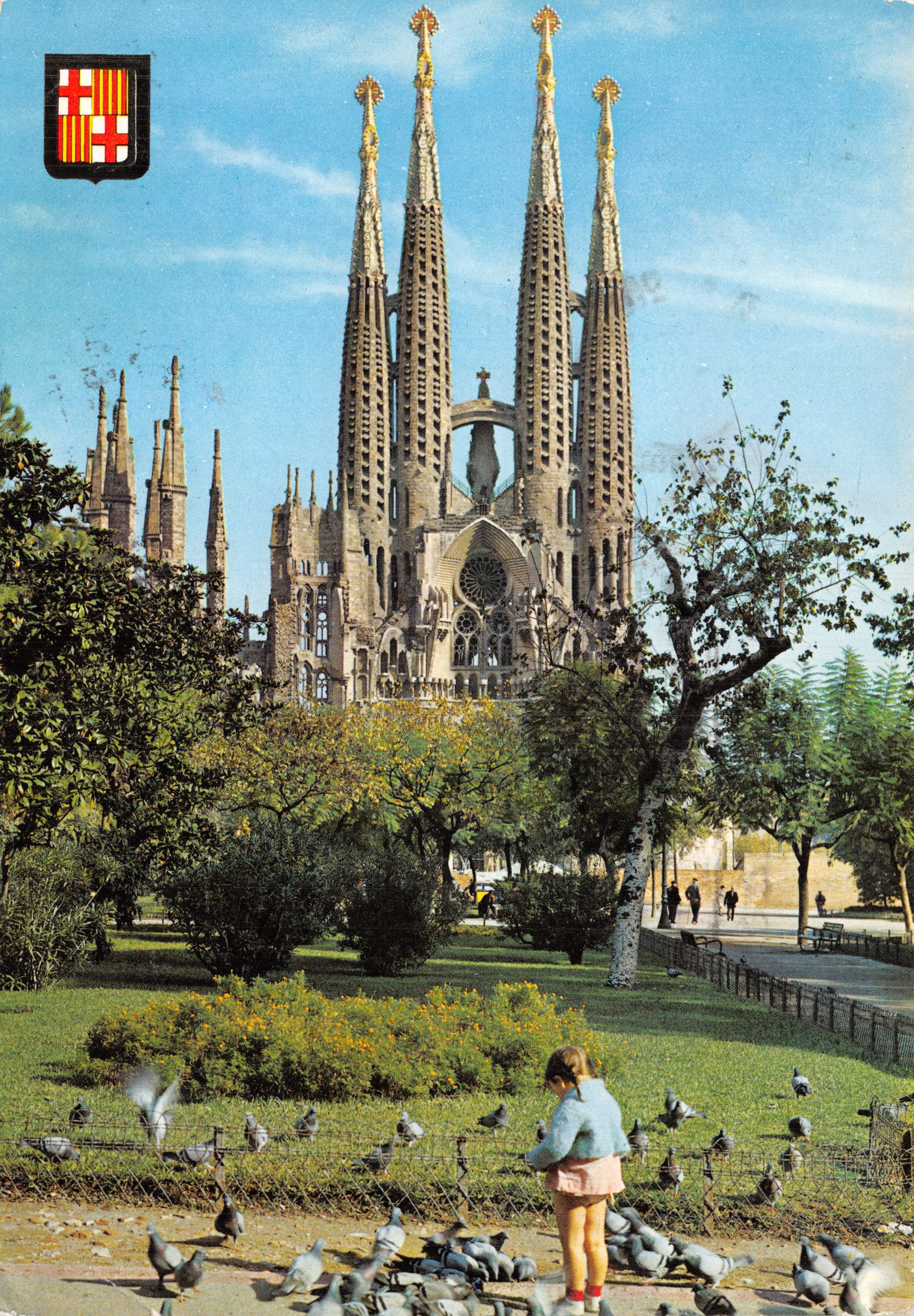 Tempio della Sacra Famiglia — vista dal parco — Edizioni SOBERANAS, N° 642