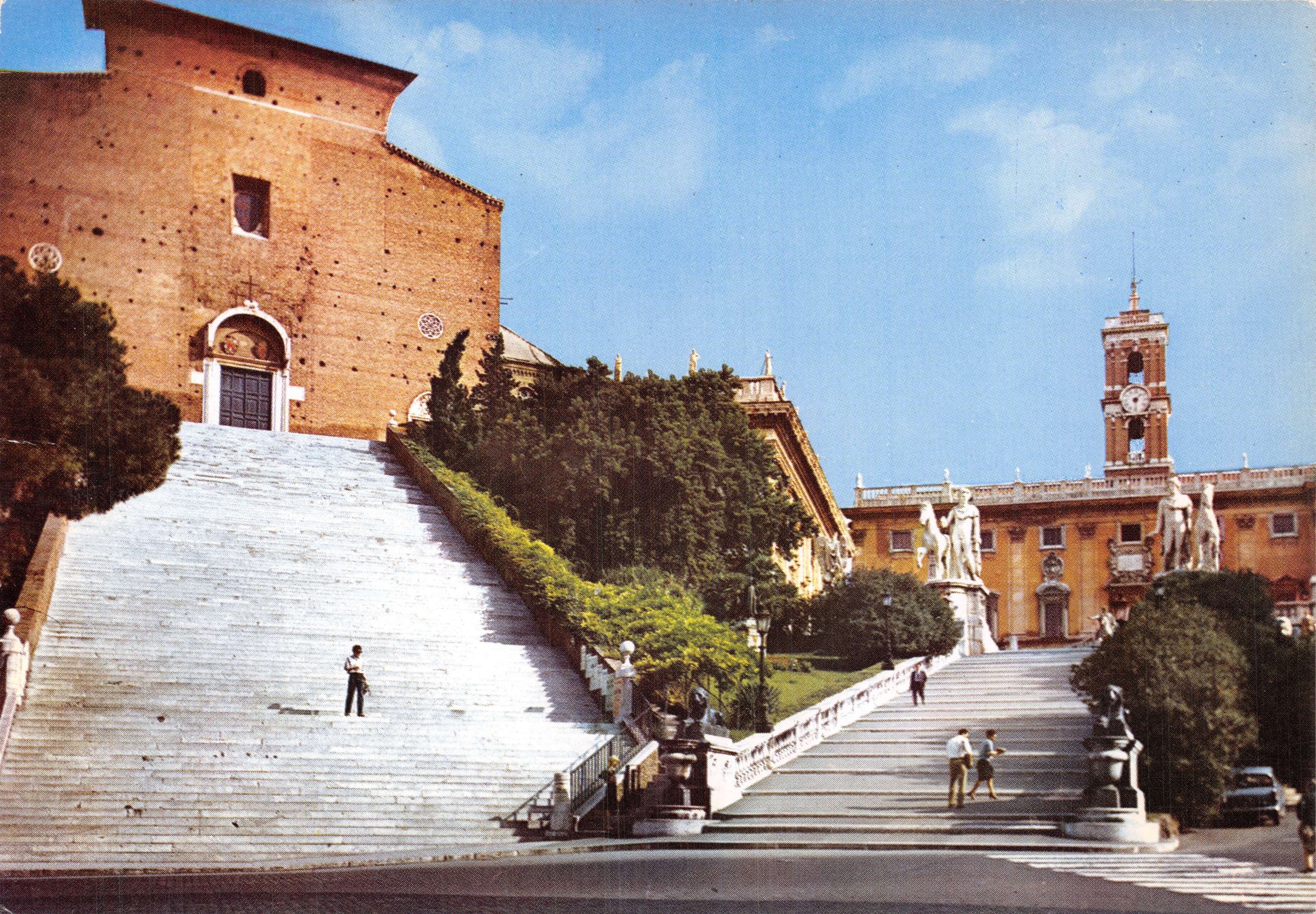 Rome — trap van de Ara Coeli en het Campidoglio — uitgever ACE Pitigliano (GR.) n°189