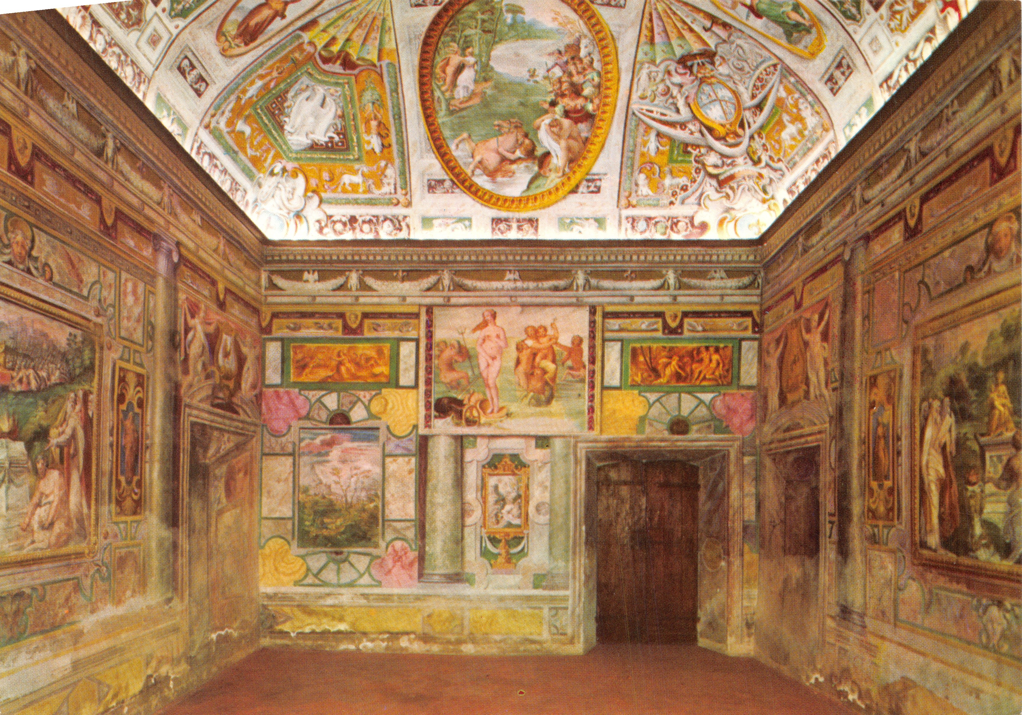 Tivoli - Villa d'Este — Salle avec histoires mythologiques de Tivoli, éditeur LU.P.A. n° 424