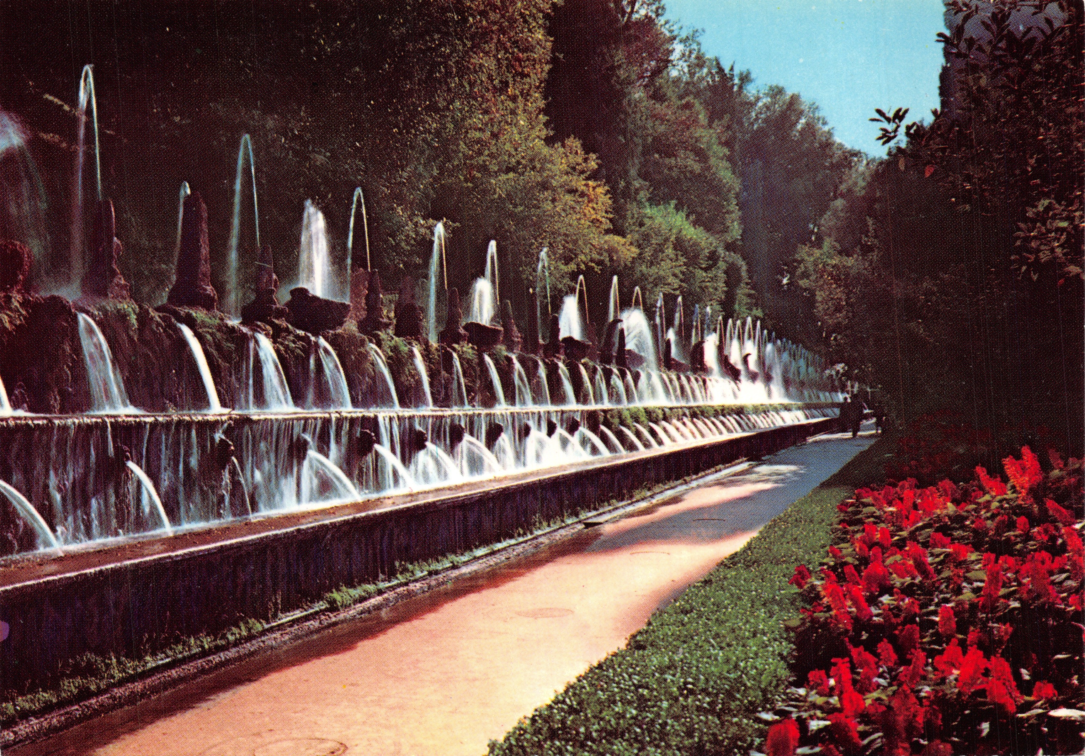 Tivoli - Villa d'Este — Cien fuentes (100 Fontaines) — editor Fotocolor Roma, n.º A 2844