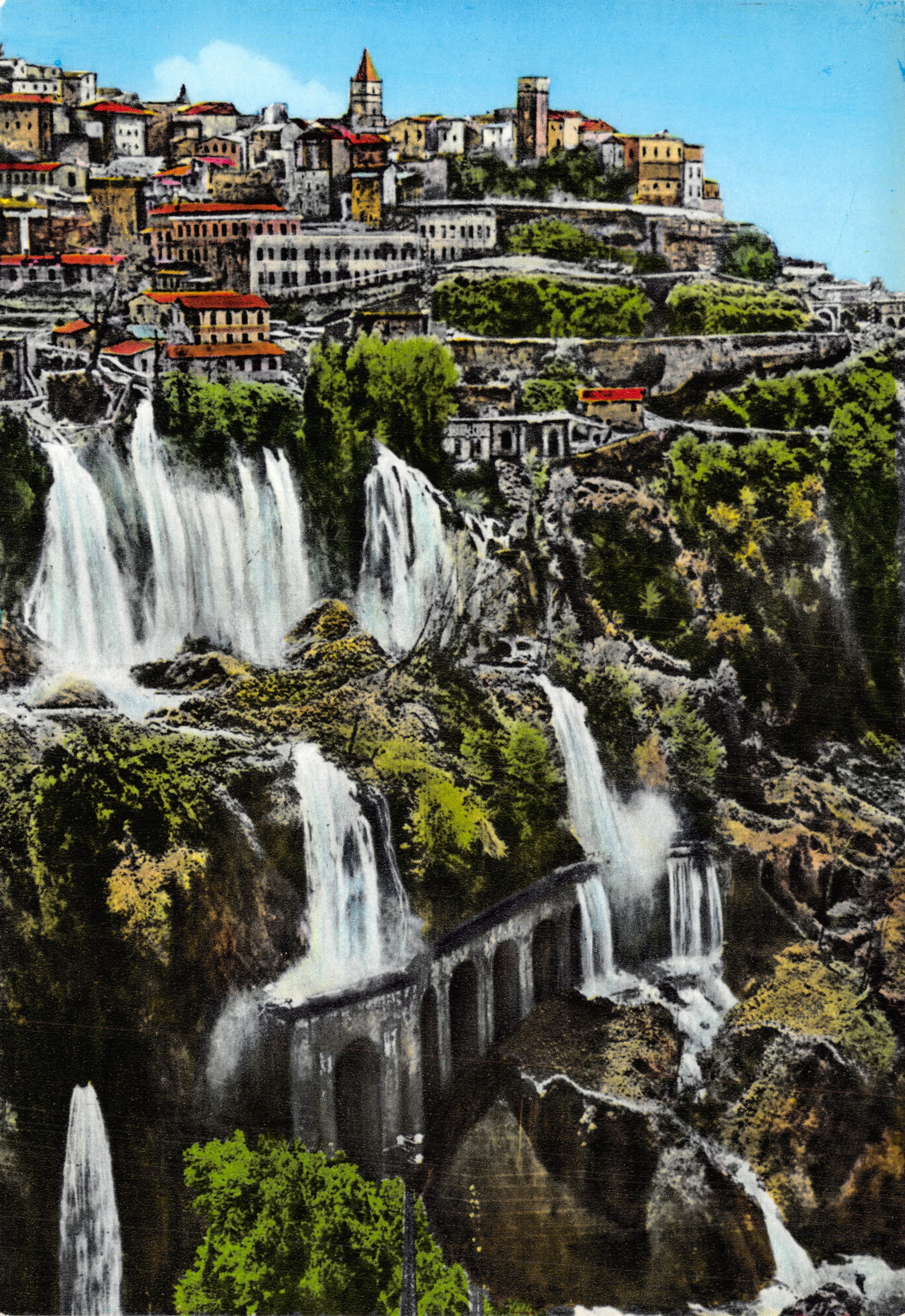 Tivoli — Cascatelle (petits chutes d'eau) — éditeur da FOTOCOLOR Milano