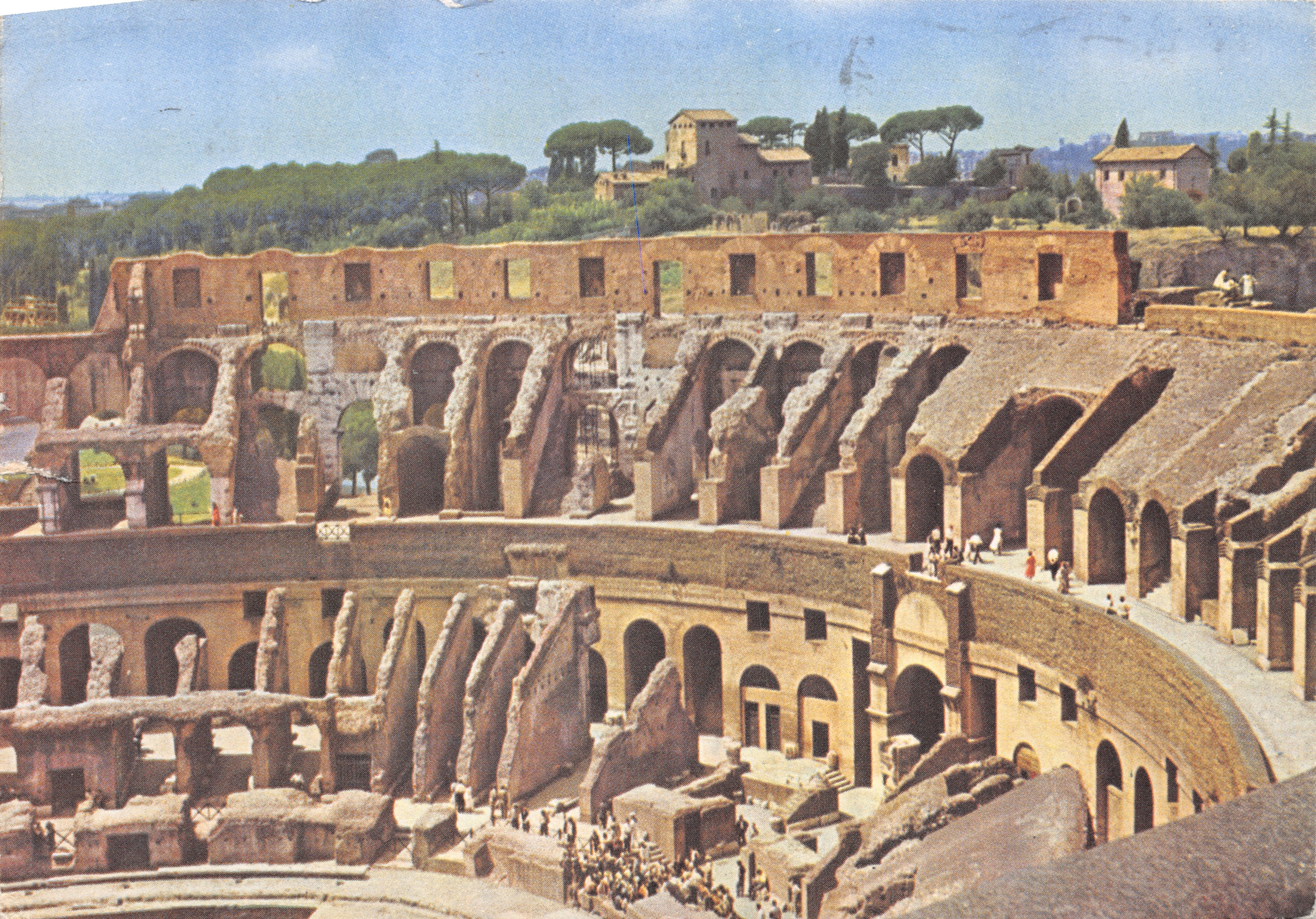 Colosseo di Roma — vista interna — editore LABORATOIRE ROGER BELLON, Parigi - Neuilly, n° 40