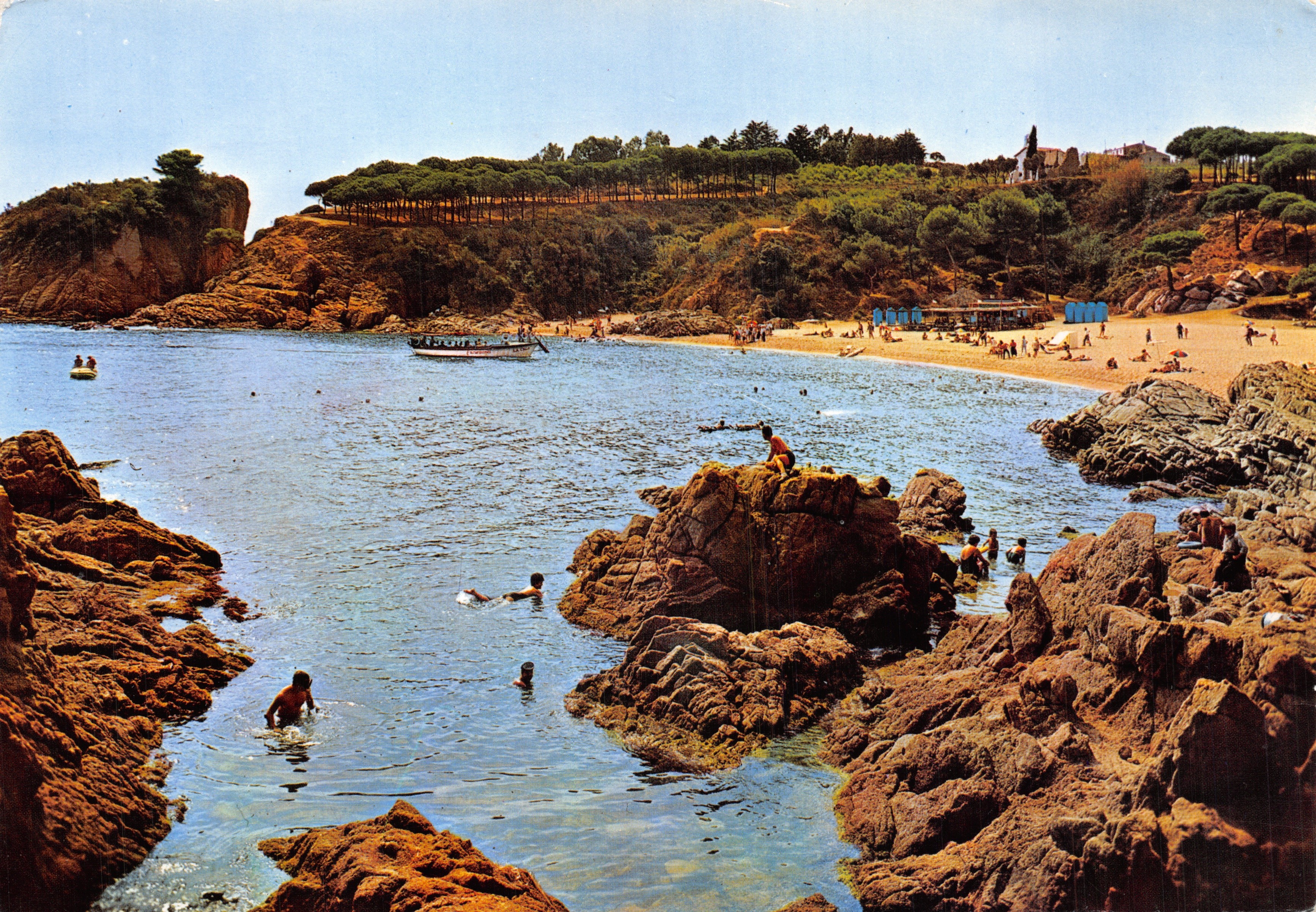 Cala San Francisco — strand van Blanes, Costa Brava — uitgever RABILARGO, nr. 468
