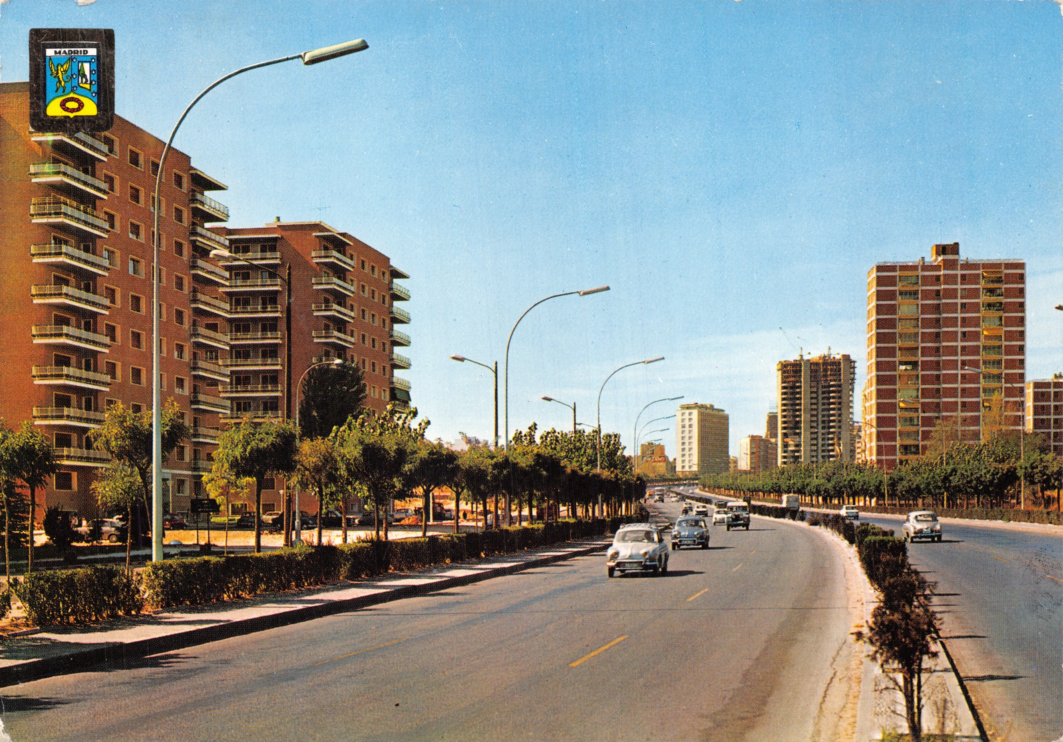 Madrid — Avenue de l'Amérique — uitgever Dominguez
