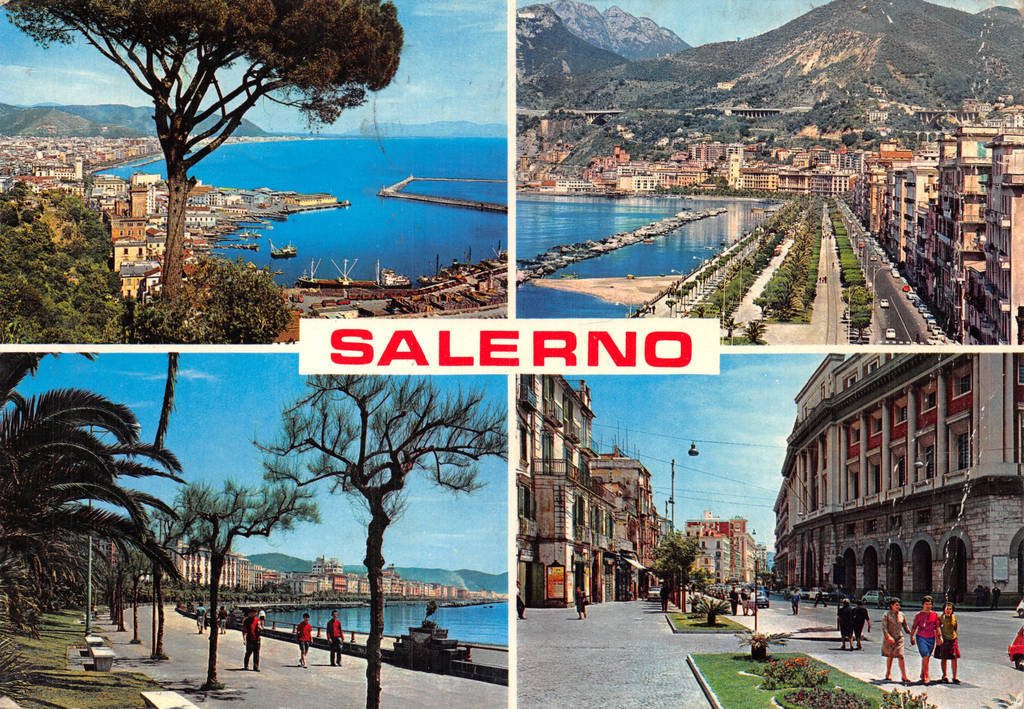 Salerno — vue panoramique et urbaine — éditeur SAR