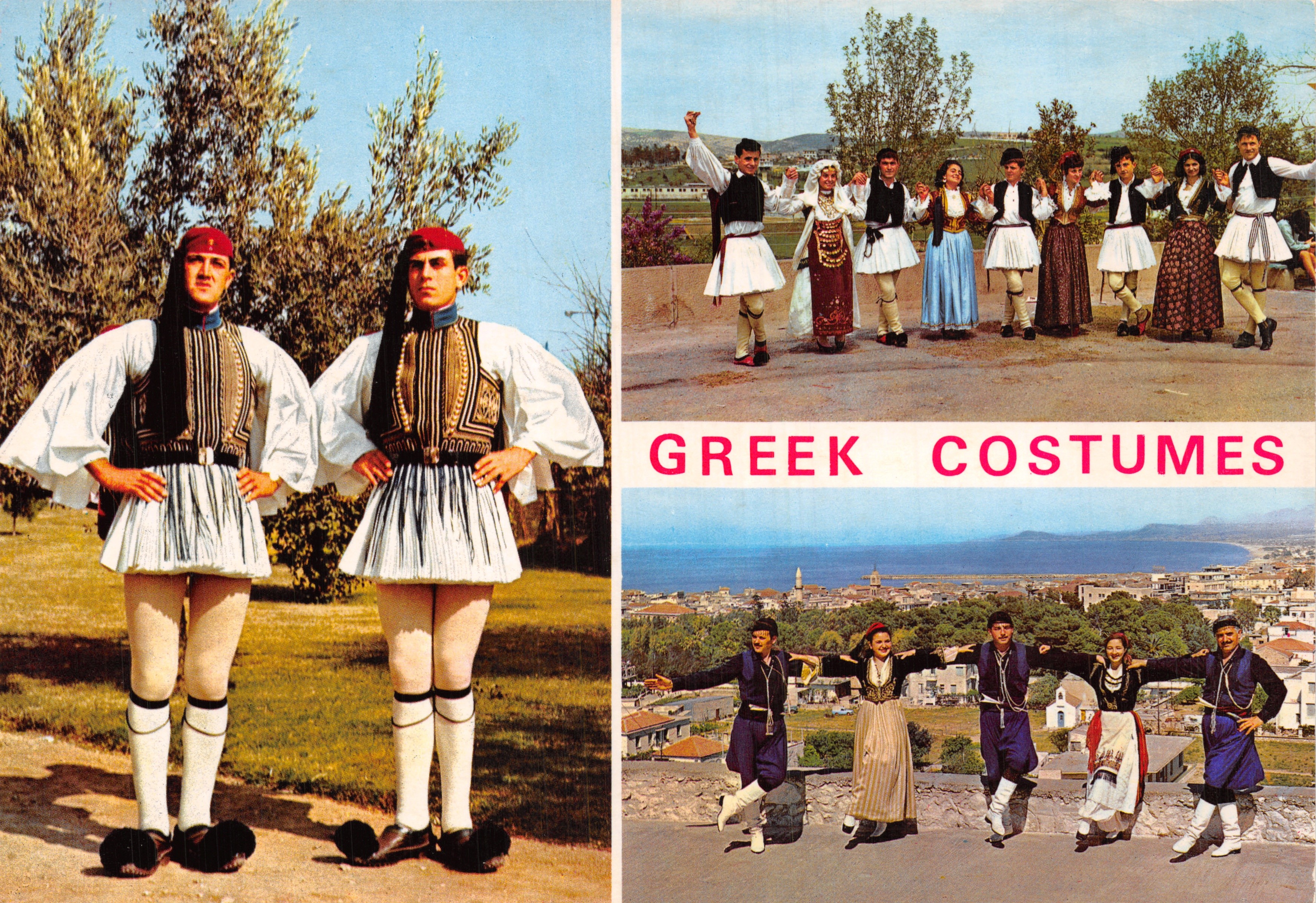 Costumes grecs — scènes de Crète — éditeur BEN HZAIN & ZIA OTE