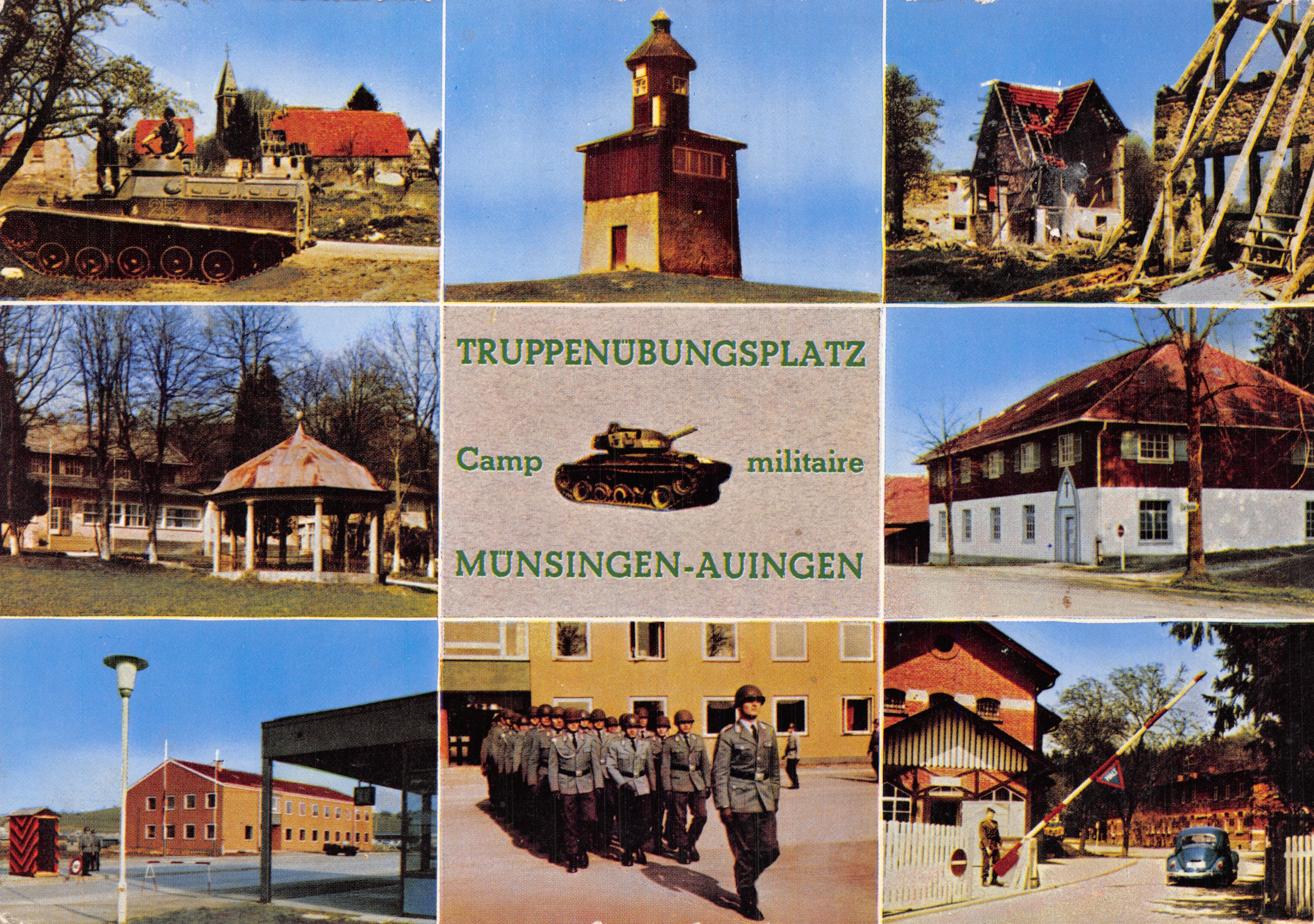 Camp militaire Munsingen-Auingen — TRUPPENÜBUNGSPLATZ — wydawca Bildverlag Arthur L. Traut