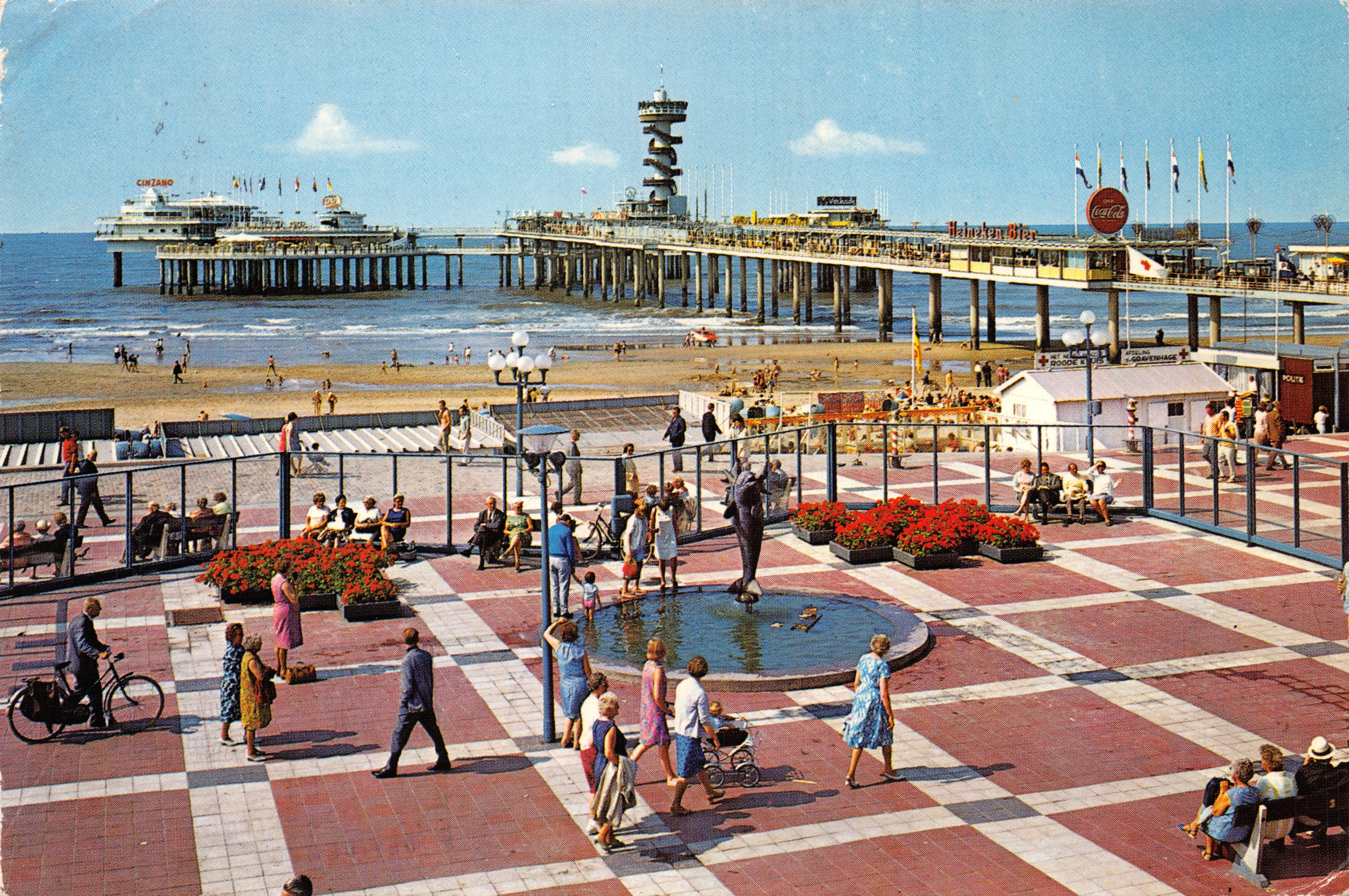 Scheveningen — boulevard du bord de mer — euro color cards / rotterdam (00) - 17 2311