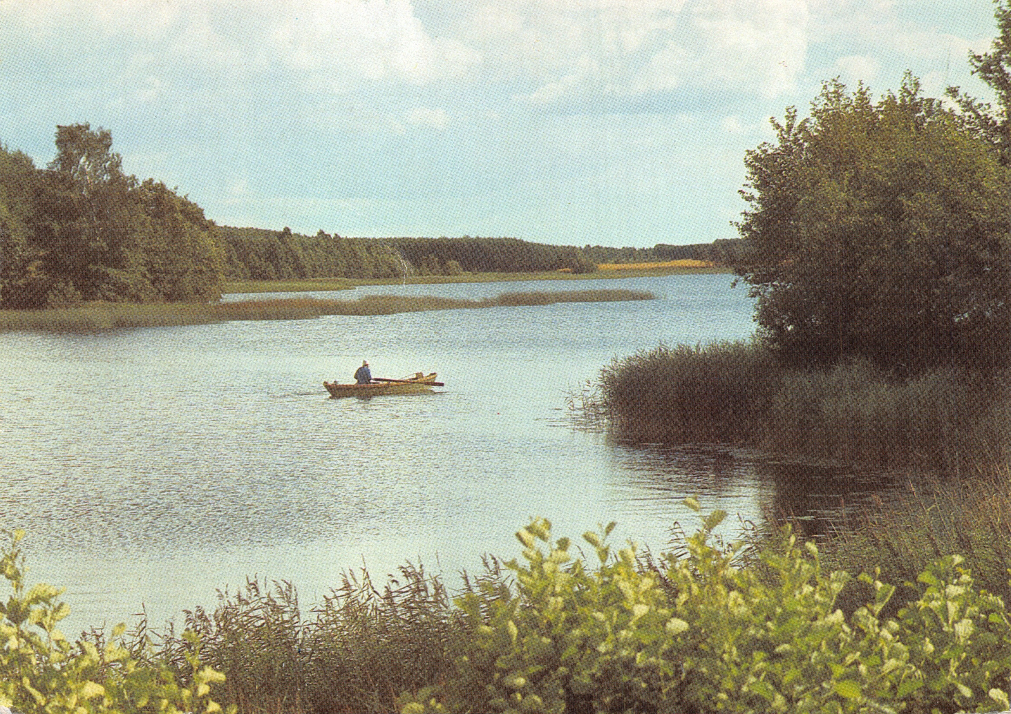 Lac Żubrowo — paysage de la Pologne — éditeur: Agencja Wydawnicza Krajowa