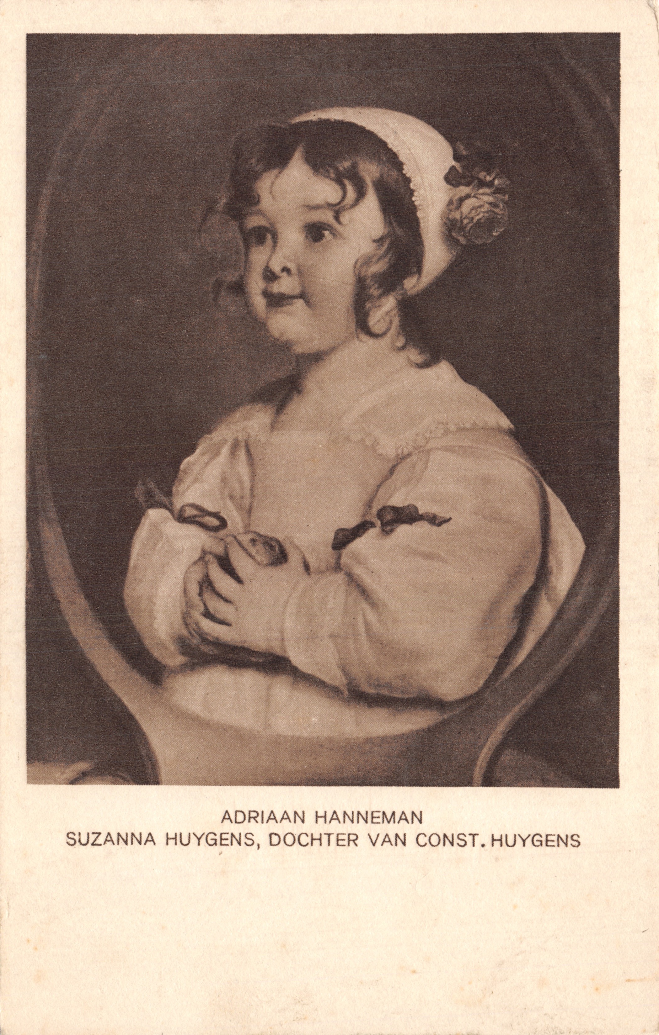 Portret Suzanny Huygens — córki Constantijna Huygensa — wydawca Uitg. Wennek & Snel, Den Haag