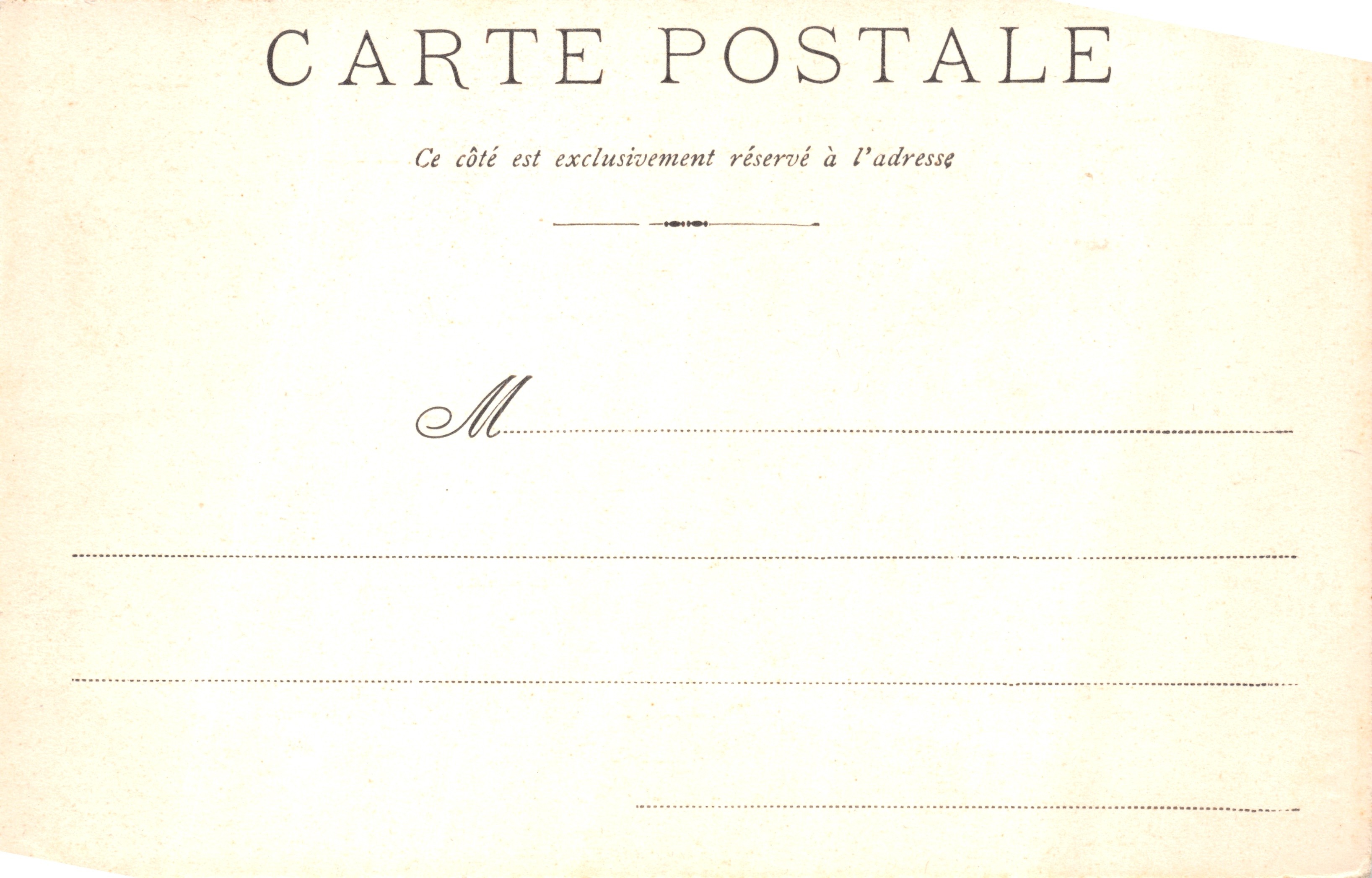 Genève - Le Kursaal — éditeur J.T. n° 1050 — Verso