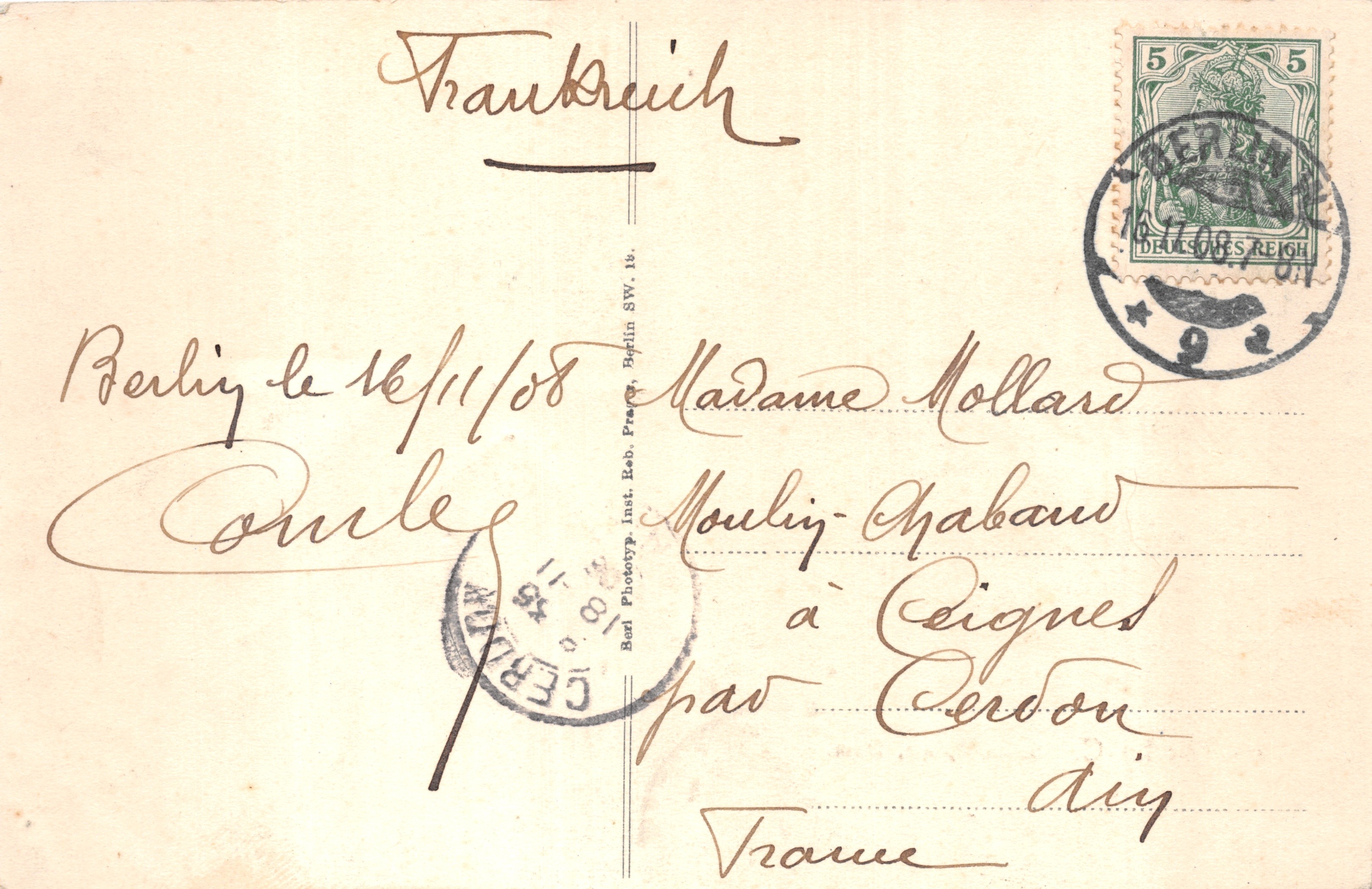 Berlin — Schinkelplatz con la cattedrale e statue — editore Berlin C. n° 186 — Verso