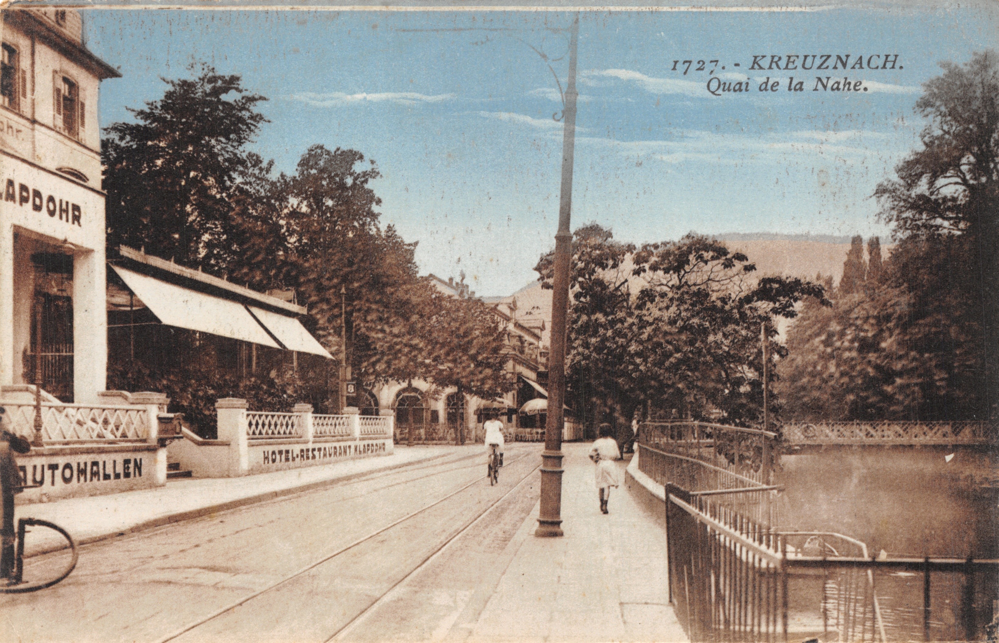 Kreuznach — Quay of the Nahe — Hotel-Restaurant Kapdohr