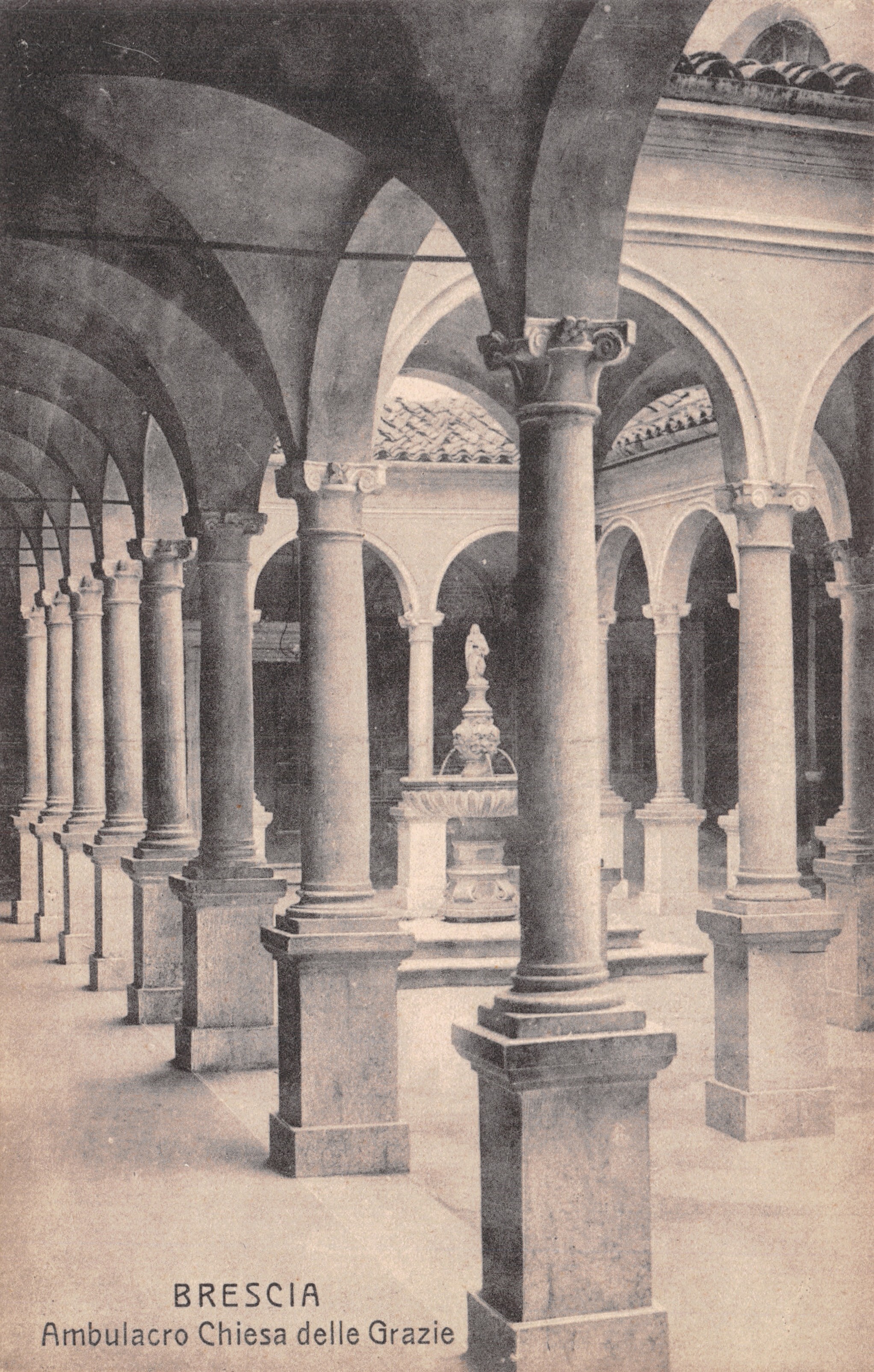 Brescia — Ambulacro della Chiesa delle Grazie — éditeur Fot. Ed. M. Pandini - Brescia