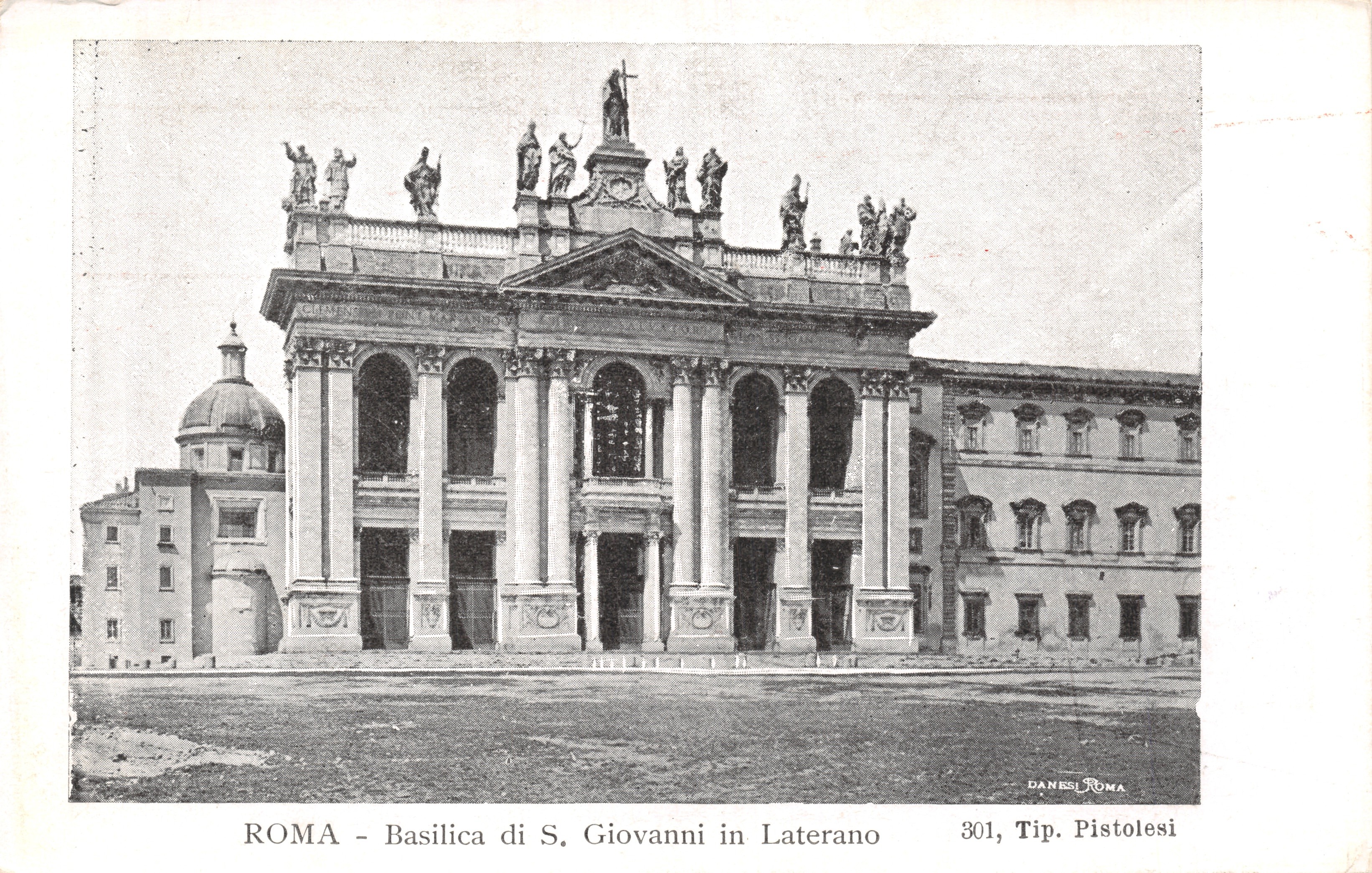 Roma - Basilica di S. Giovanni in Laterano — editore Tip. Pistolesi, n° 301