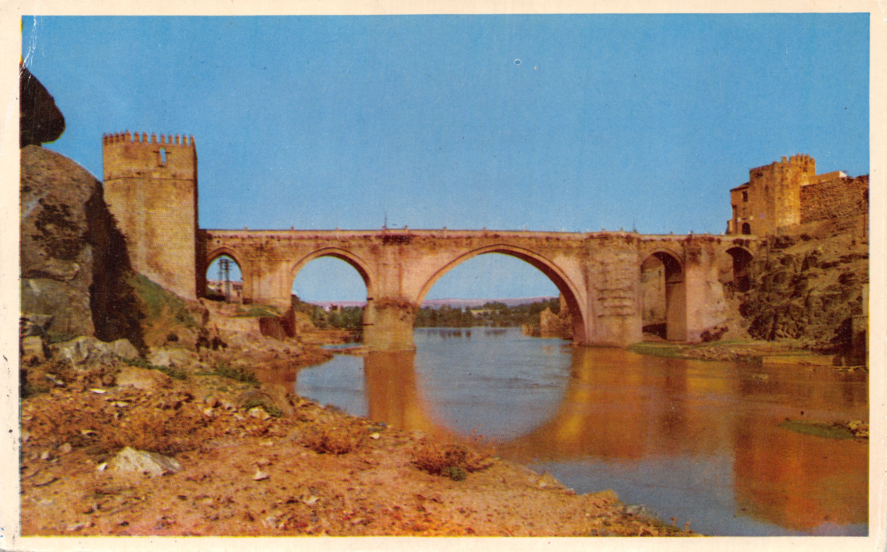 Toledo — Pont de Saint-Martin — Heliotipia Artística Española, Madrid