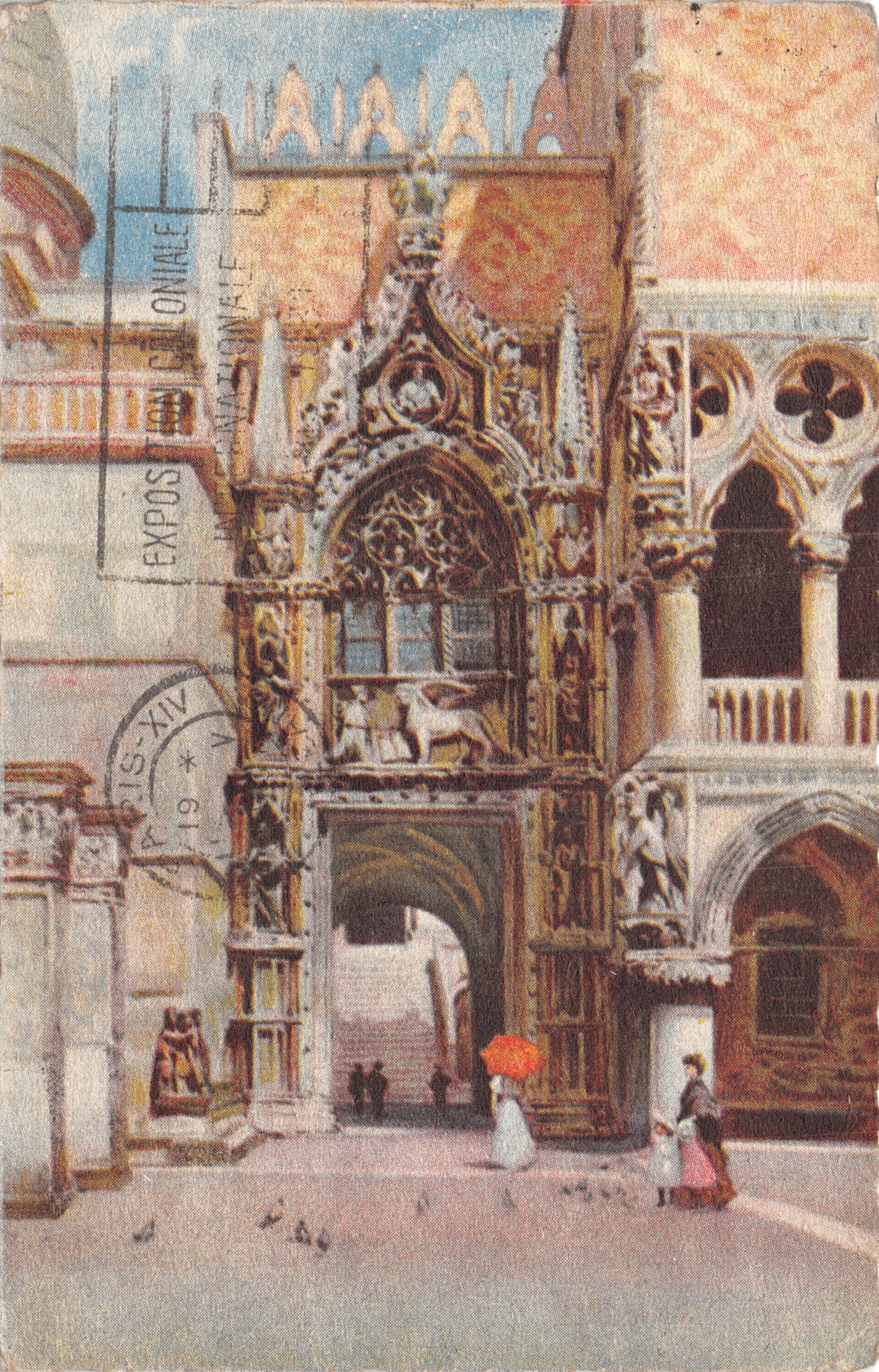 Venetien — Porta della Carta — Verleger A. Brocchi - Milano Venezia, n° 4338-7