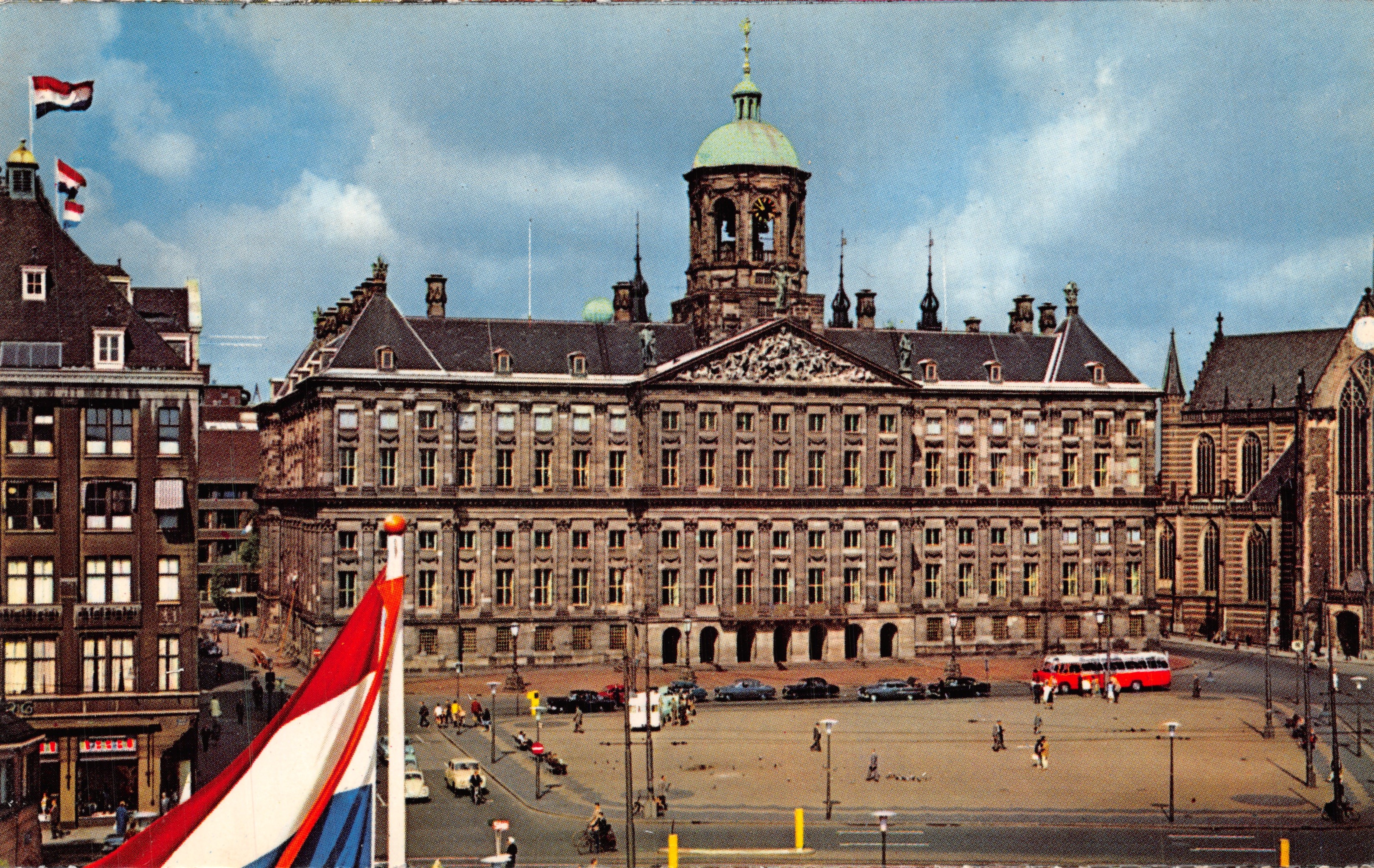 Amsterdam — Paleis Royal, Dam — uitgever Krüger, n° 935/18