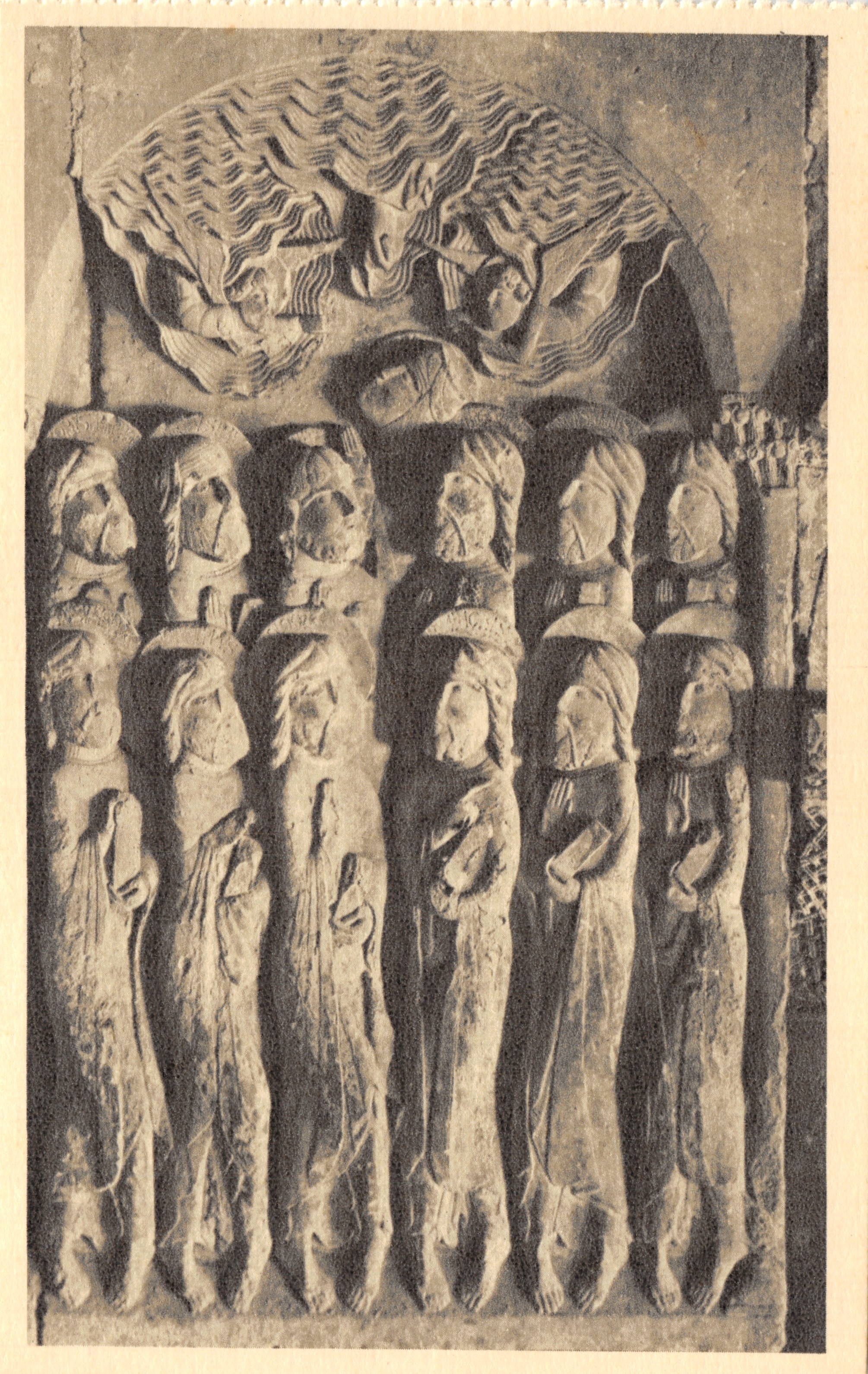 Relief de la Venda del Espíritu Santo — Claustro de Santo Domingo de Silos — éditeur HAUSER Y MENET-MADRID