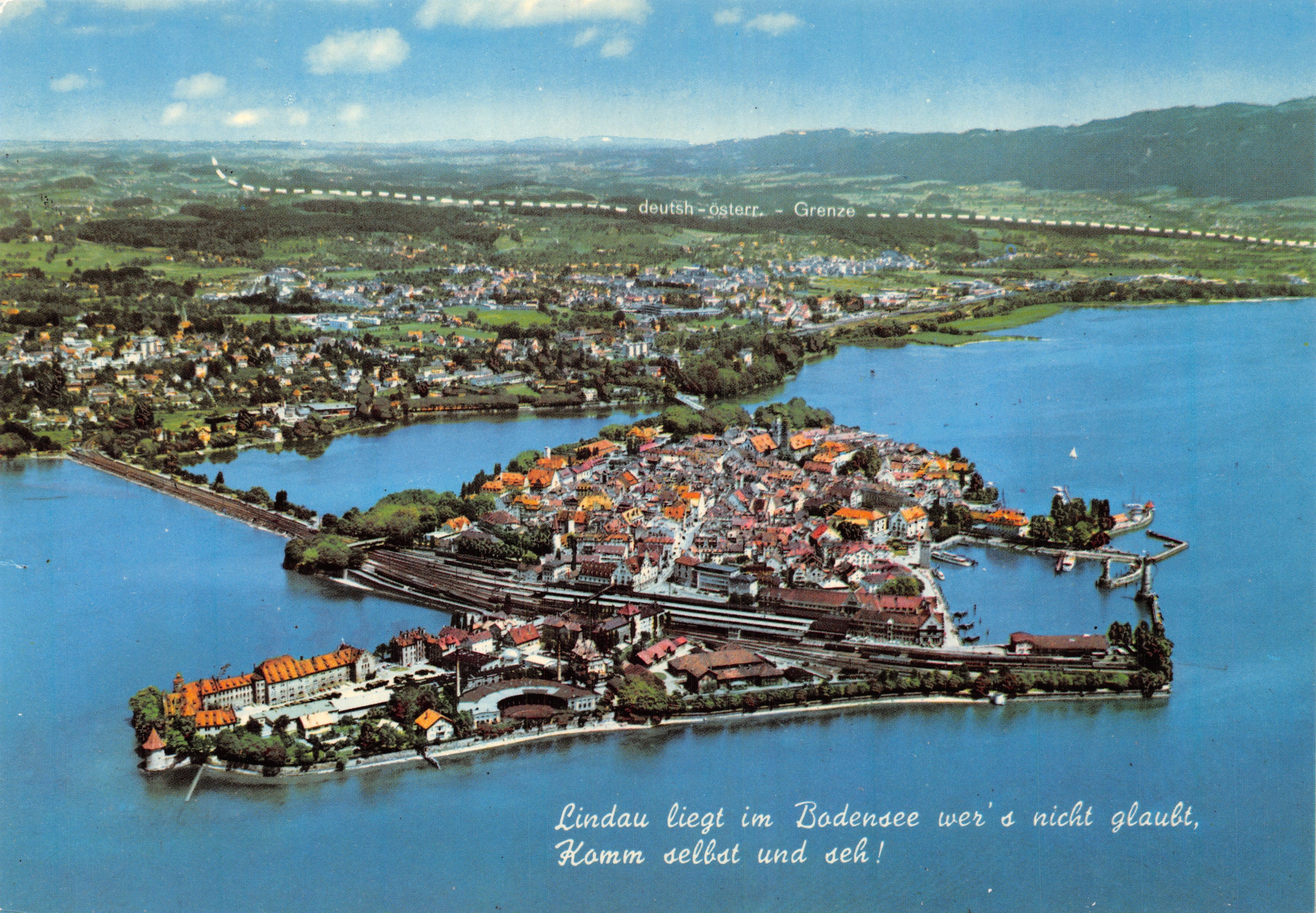 Lindau — île au lac de Constance — éditeur Bodan