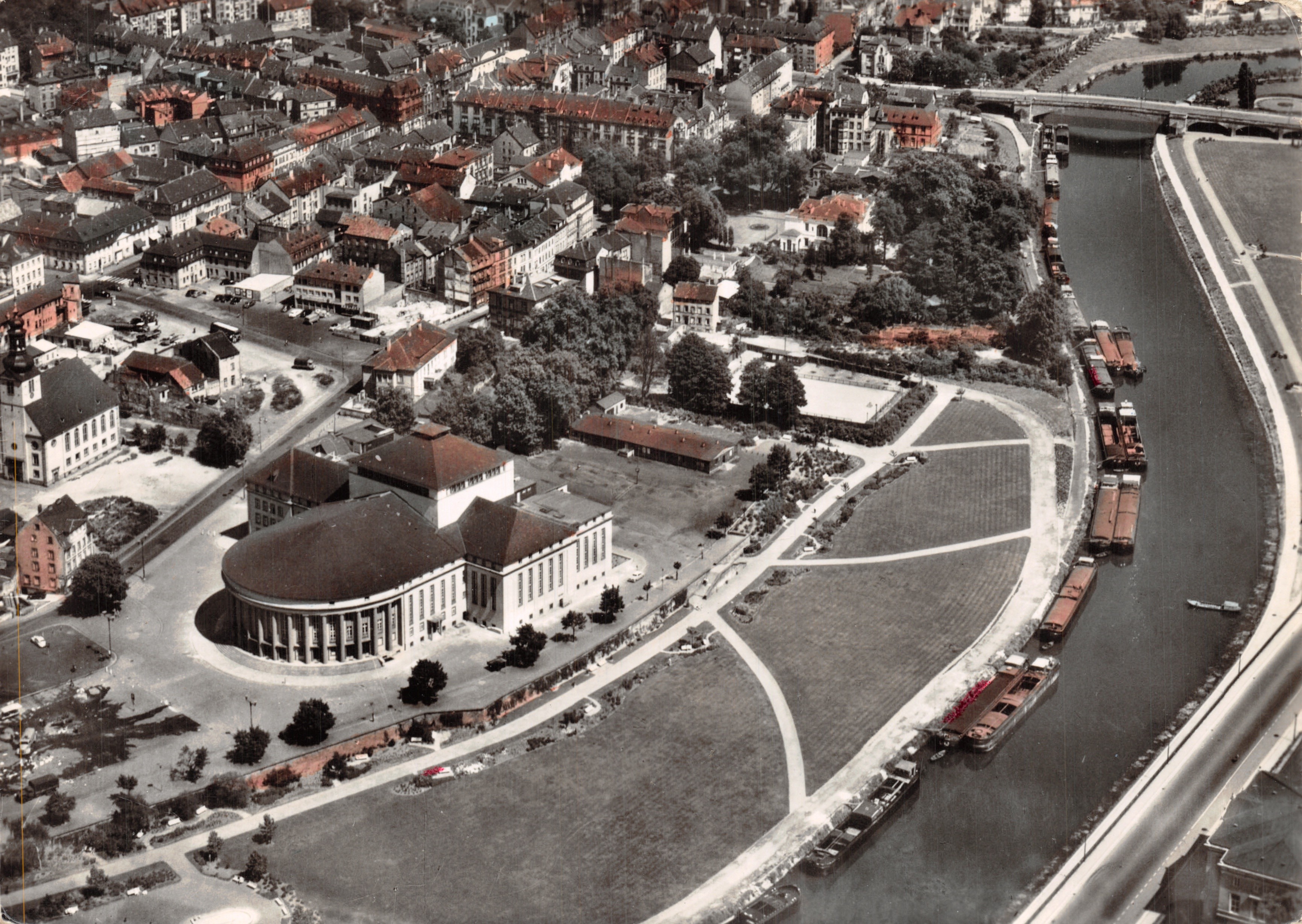 Saarbrücken — szczegół mostu — wydawca Verlag F. MUTH, n° 491