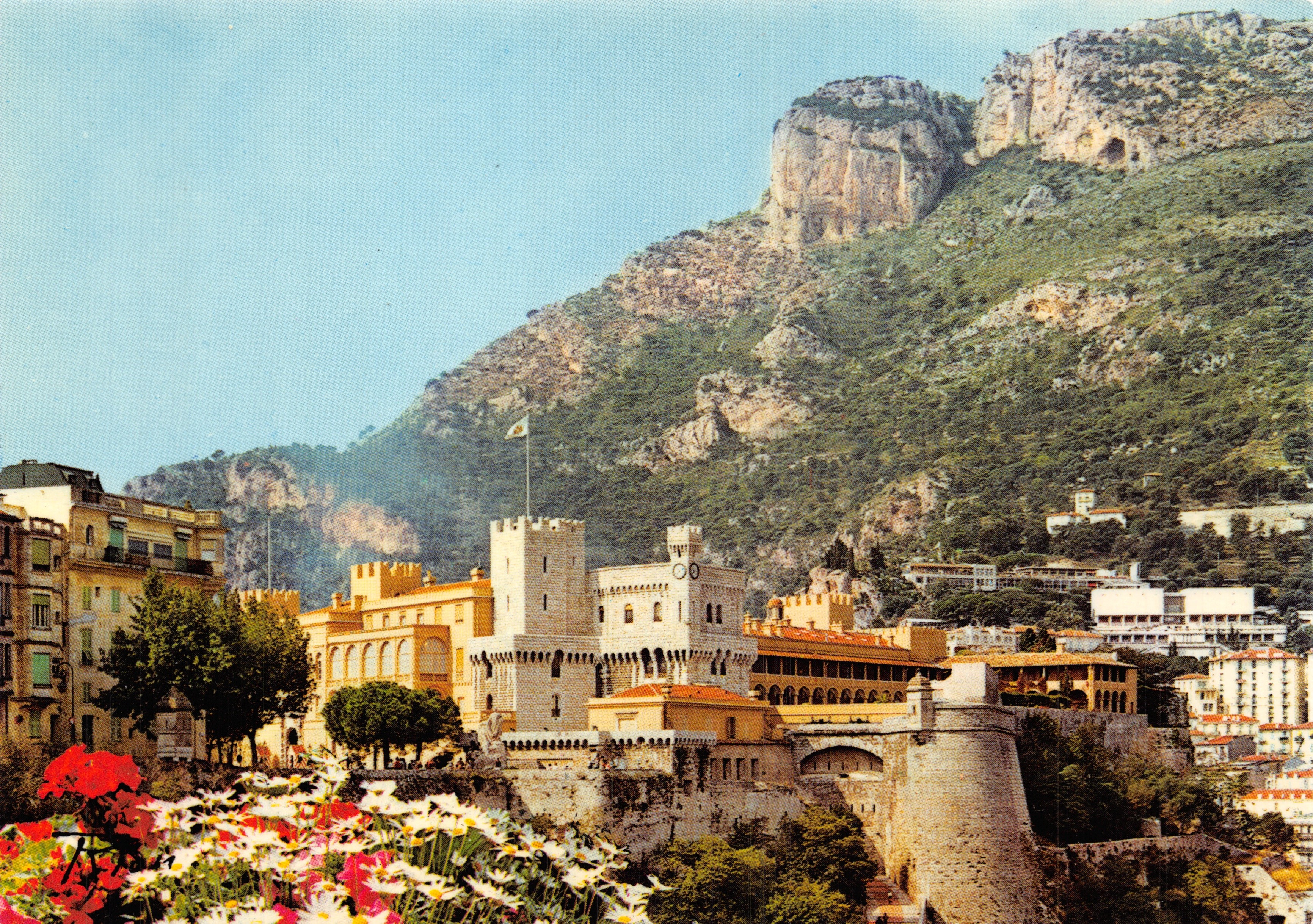 Palacio del Príncipe y la Cabeza del Perro — Mónaco — Editor A. Rion, rue Raiberti, 06 - Nice