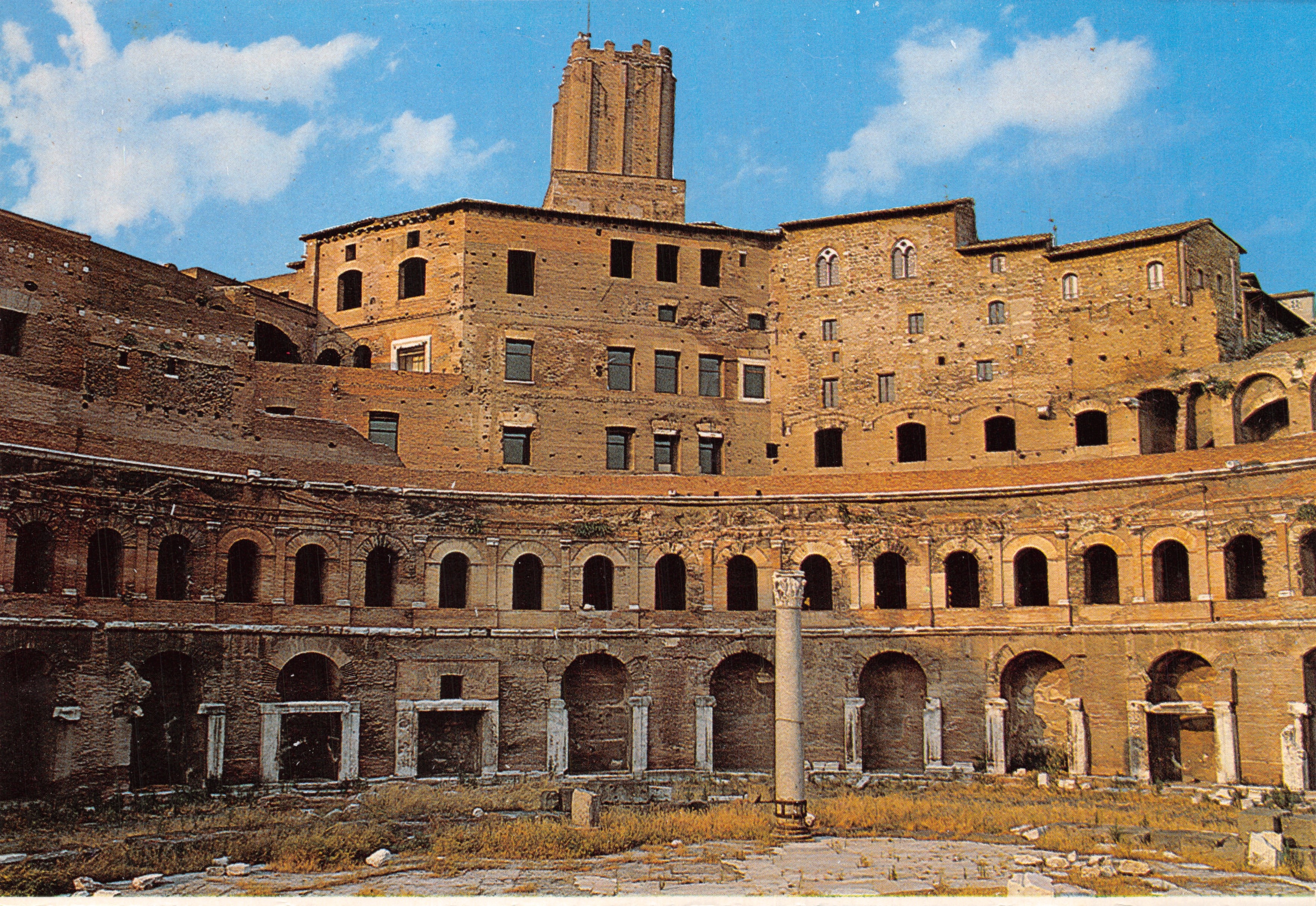 Forum Trajan — Ruinen des Forums Traians — Verleger nicht sichtbar