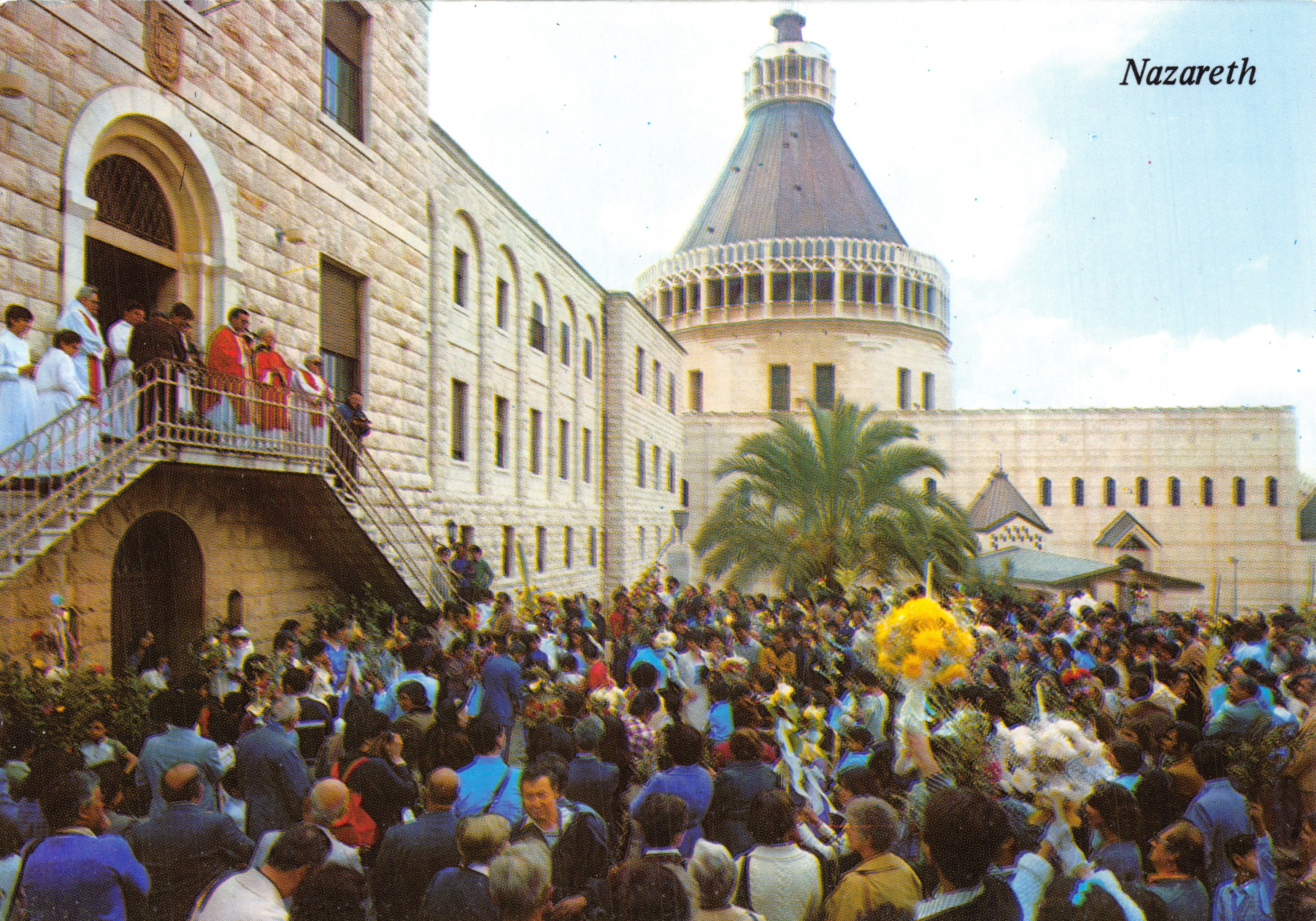 Nazareth — de basiliek van de Annonciatie — gedrukt door PALPHOT