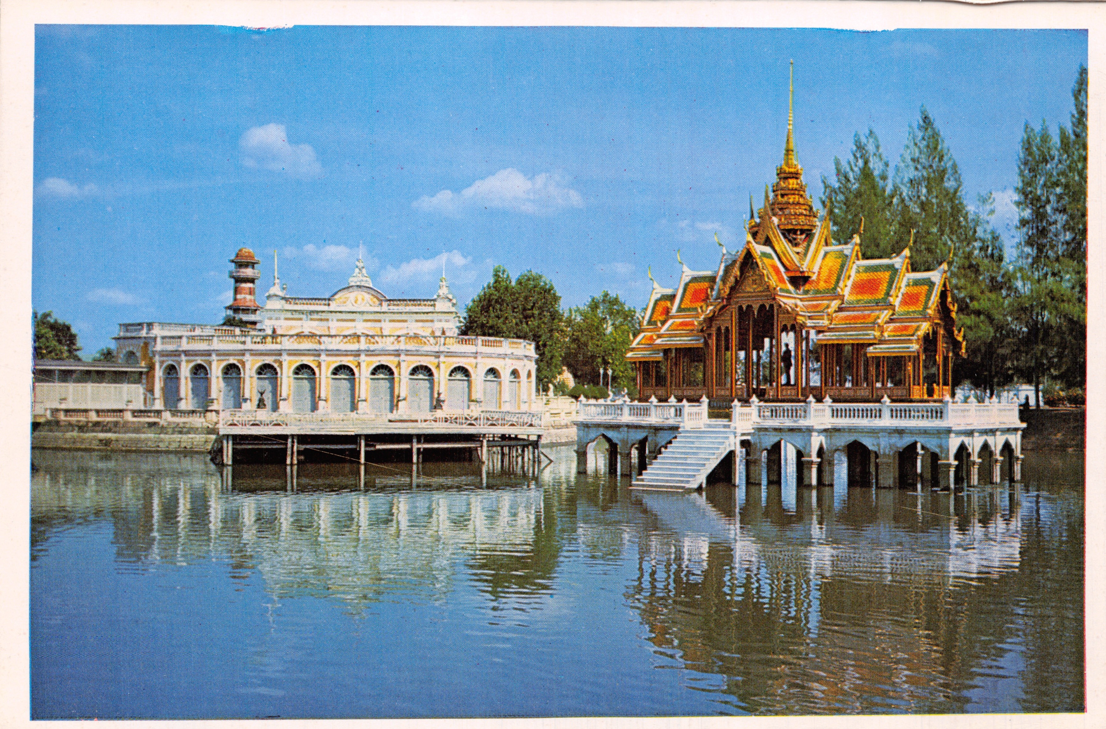 Palais d'été royal — Bang Pa In, Ayutthaya — éditeur THAI SILPA, n° 394