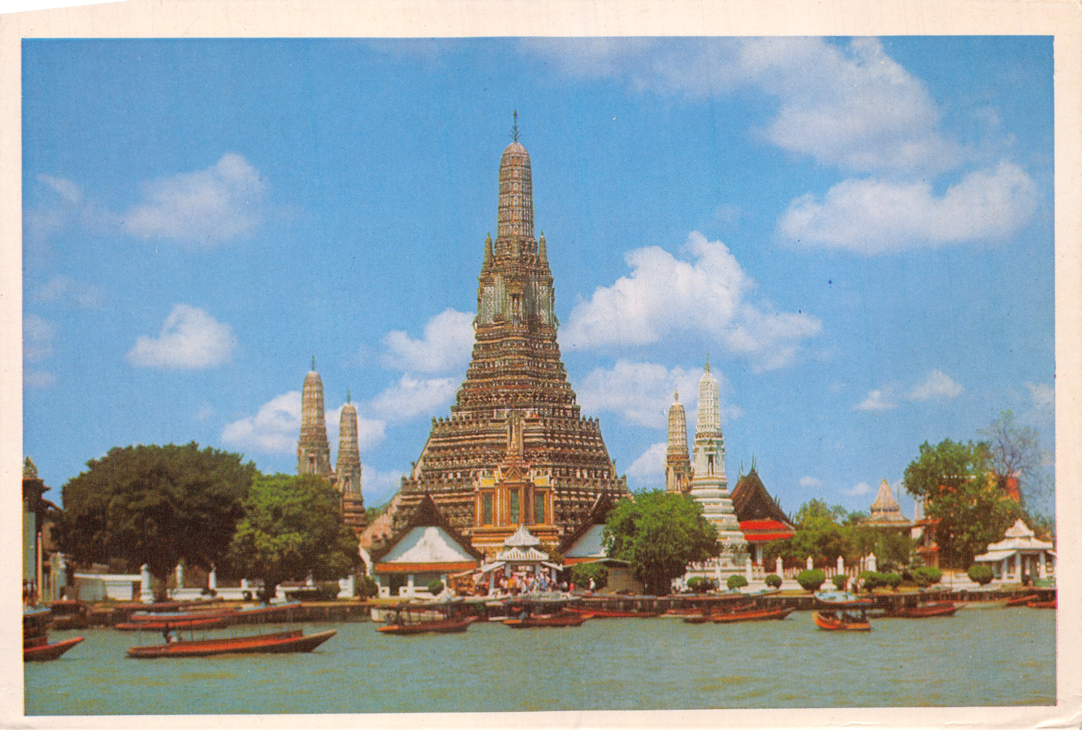 Wat Arun — temple sur le fleuve — éditeur non visible, Set No.E
