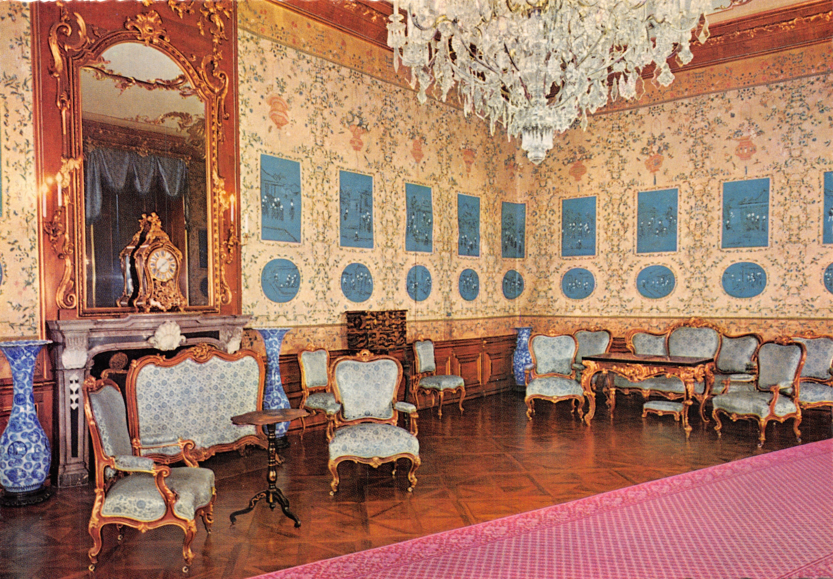 Blue Salon — Schönbrunn Palace — publisher Vienna, Schönbrunn Palace, no. 5133