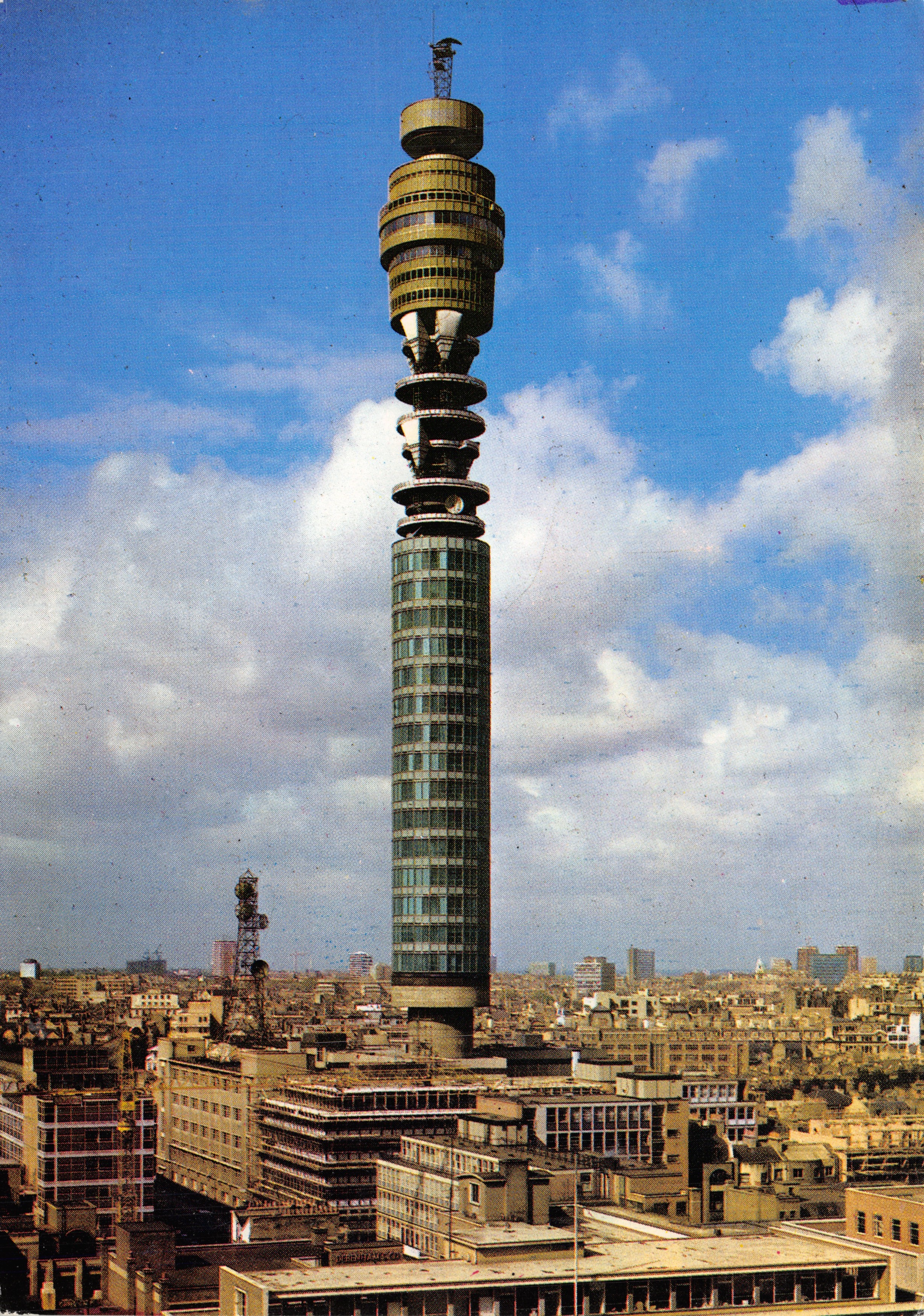 Televisietoren van Londen — dagelijkse uitzicht — uitgever J. Arthur Dixon